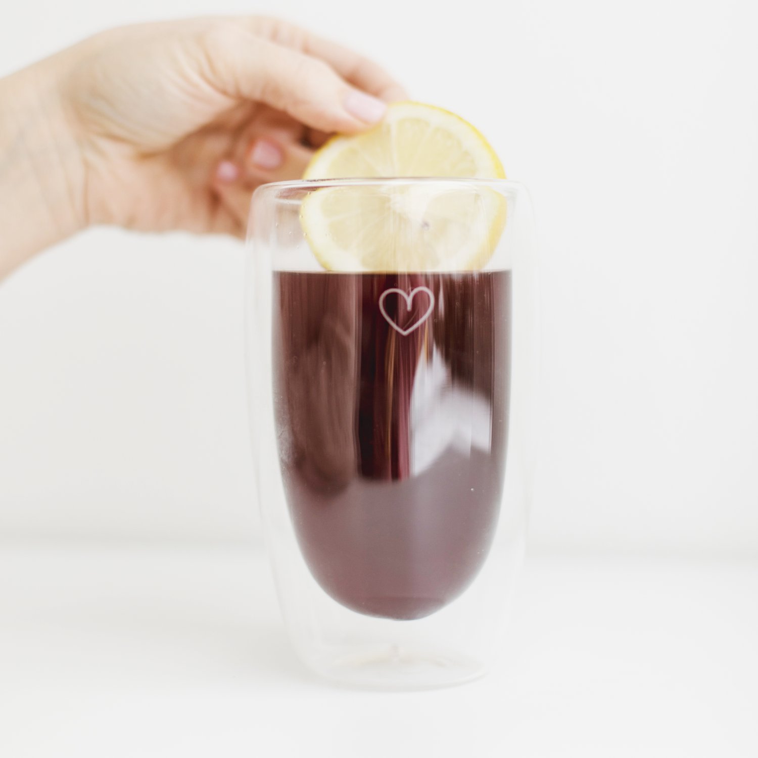 Thermoglas "Herz" 450 ml