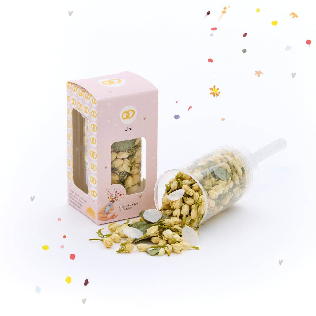 Blütenkonfetti Popper Hochzeit - Ja!
