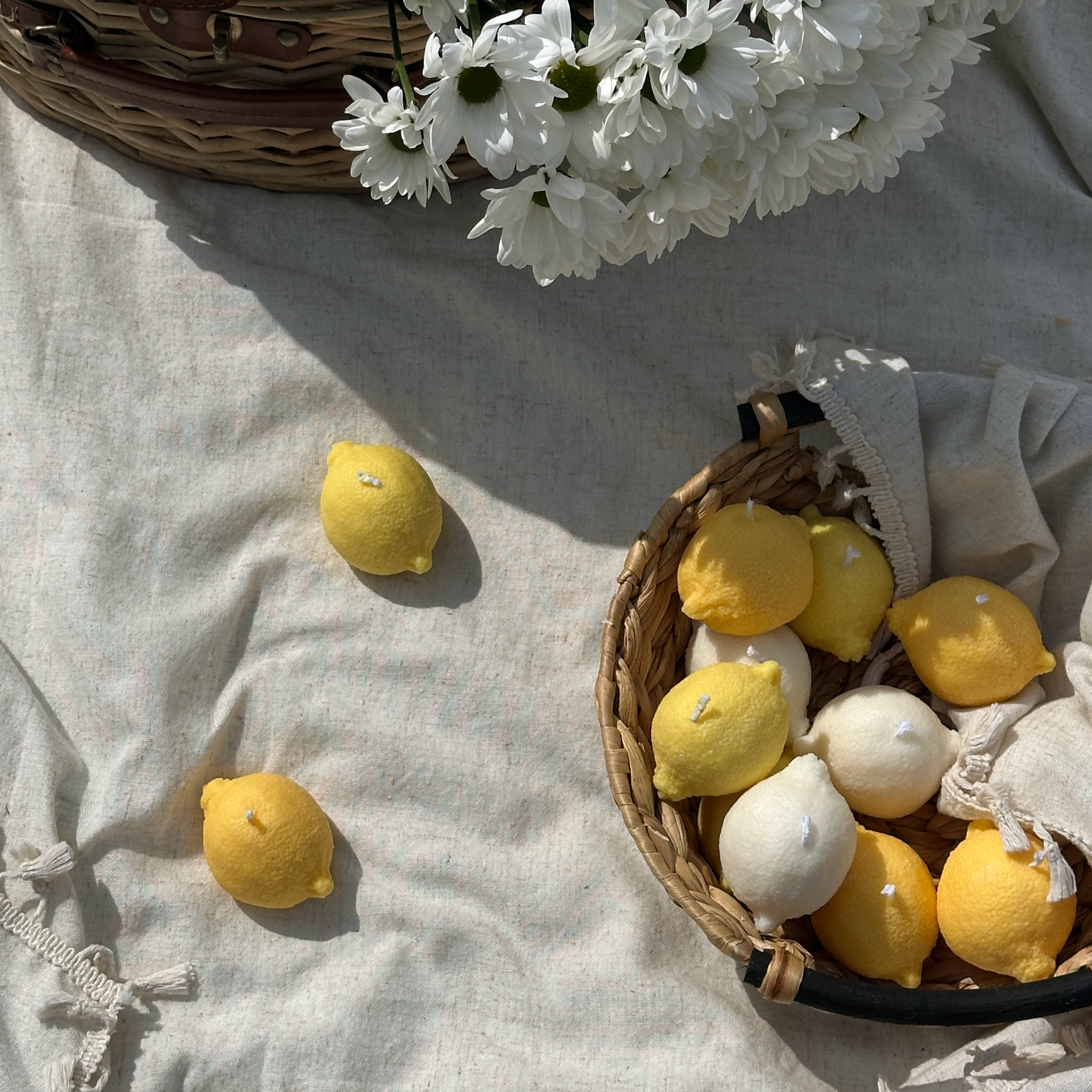 Zitronen-Kerze aus Sojawachs – Duftfrei & stilvolle Deko