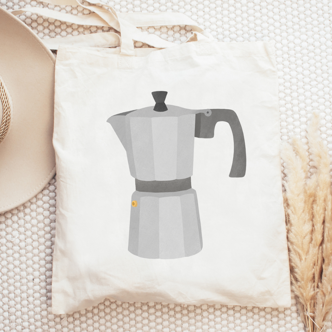 Stoffbeutel Kaffee „French Press"