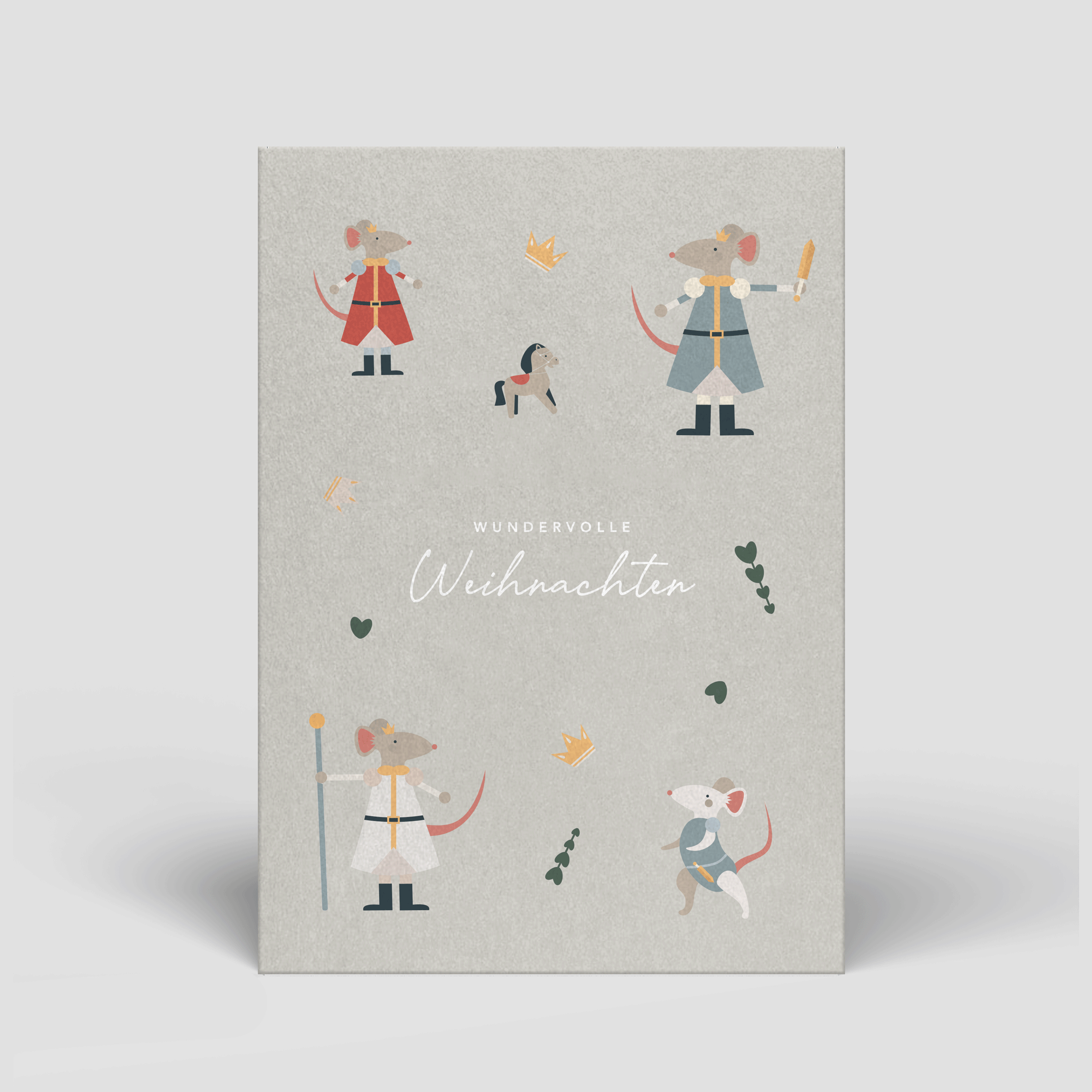 Weihnachtskarte - Mäuse