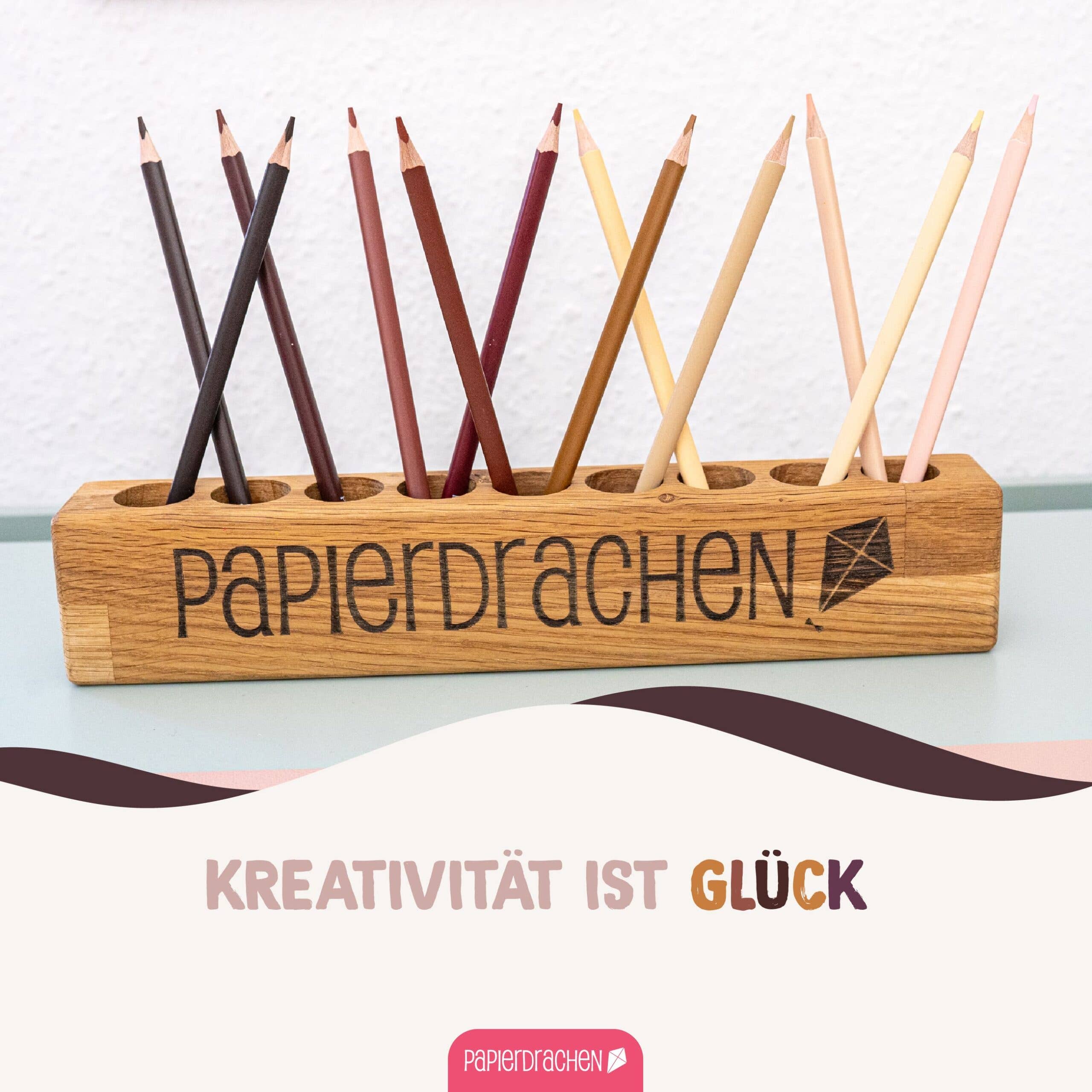 12 Buntstifte - in Hautfarben