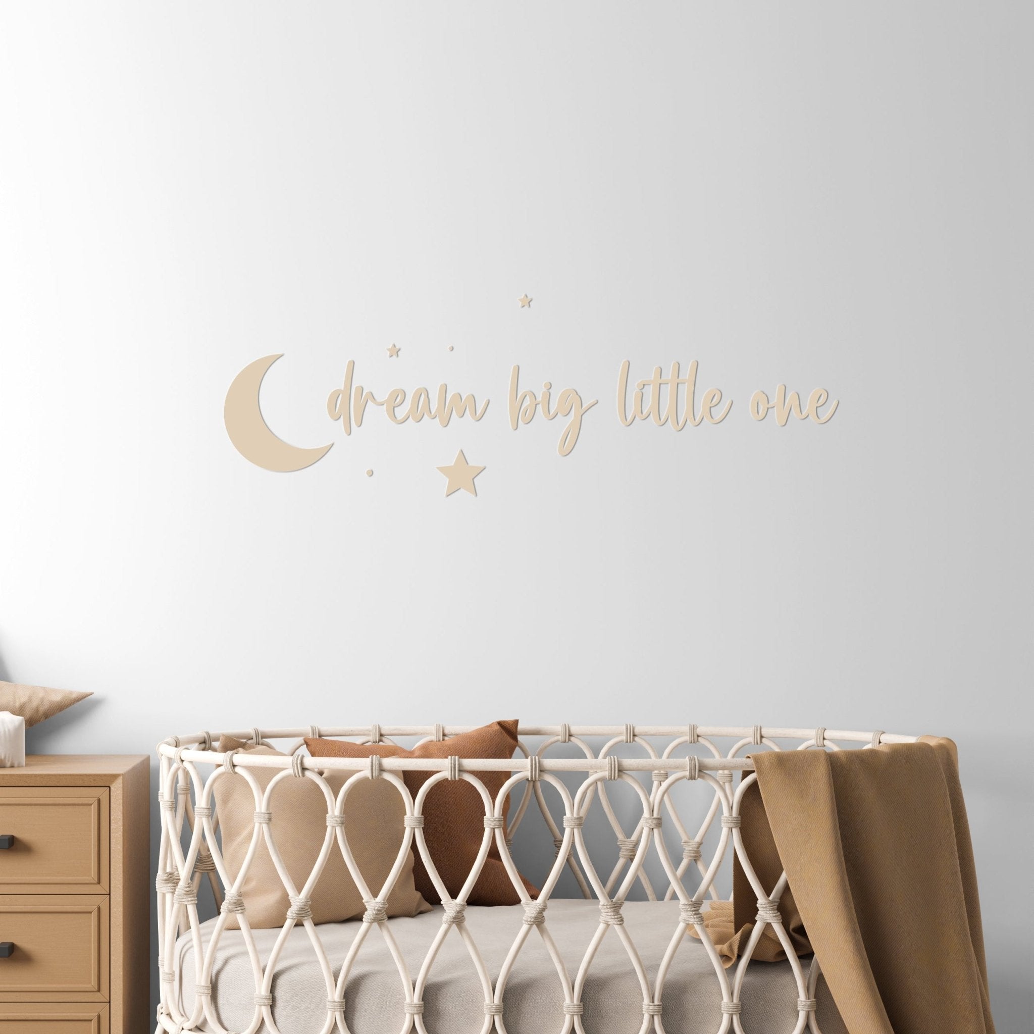 3D Holz Schriftzug - Dream big little one - lyllevenn