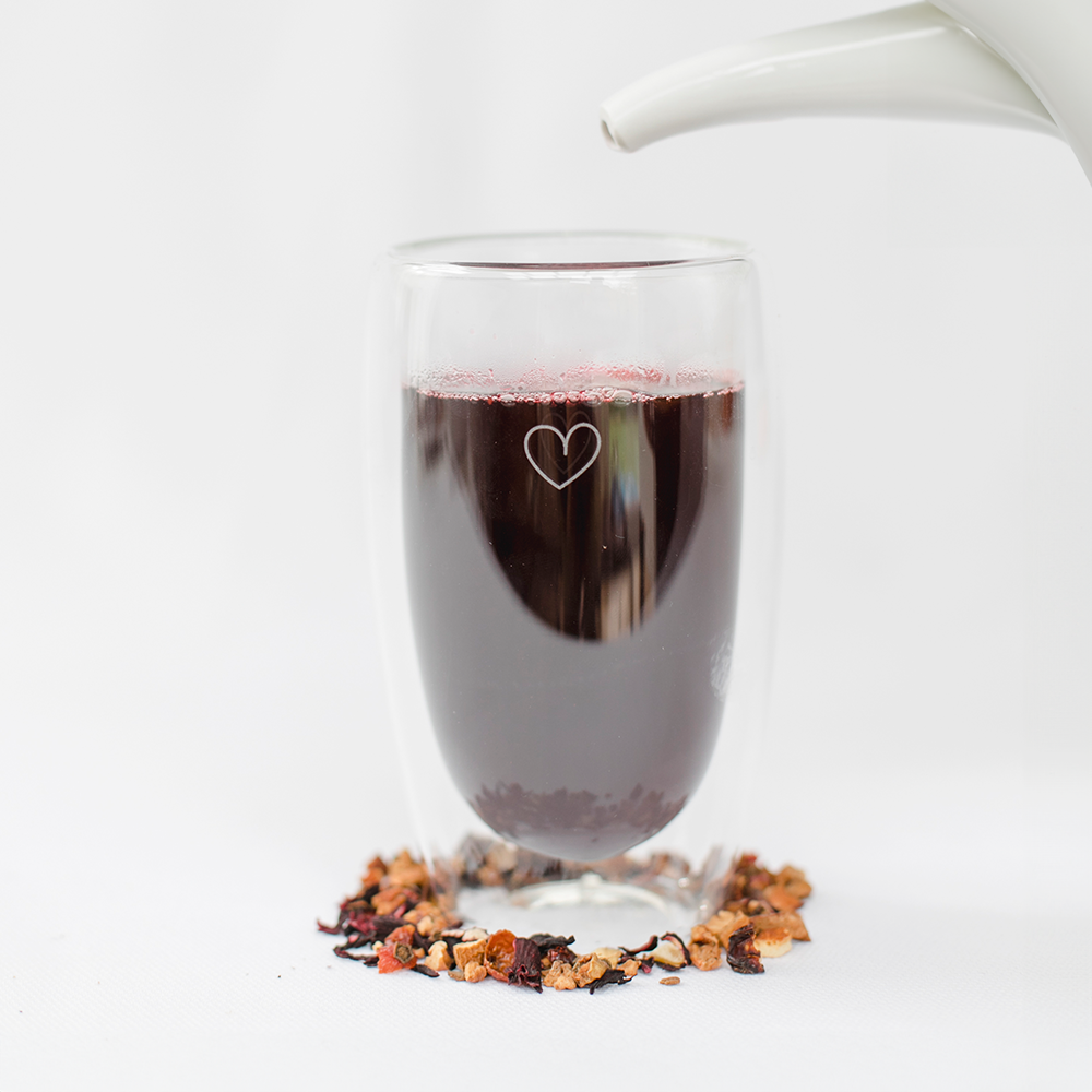 Thermoglas "Herz" 450 ml