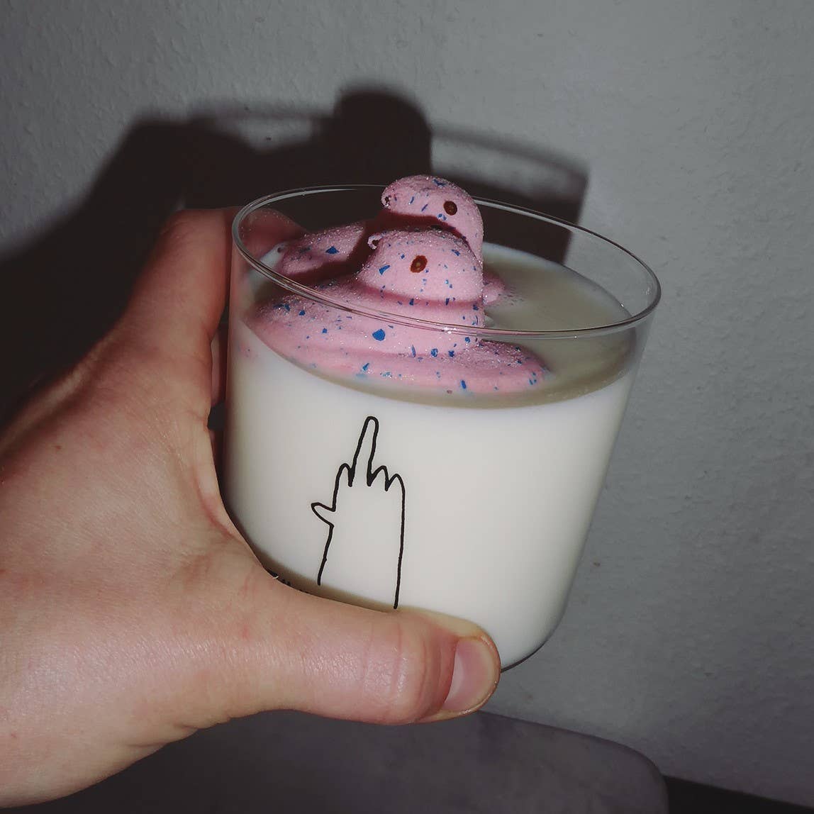 Trinkglas – Thumbs up - Designer Statement Glass