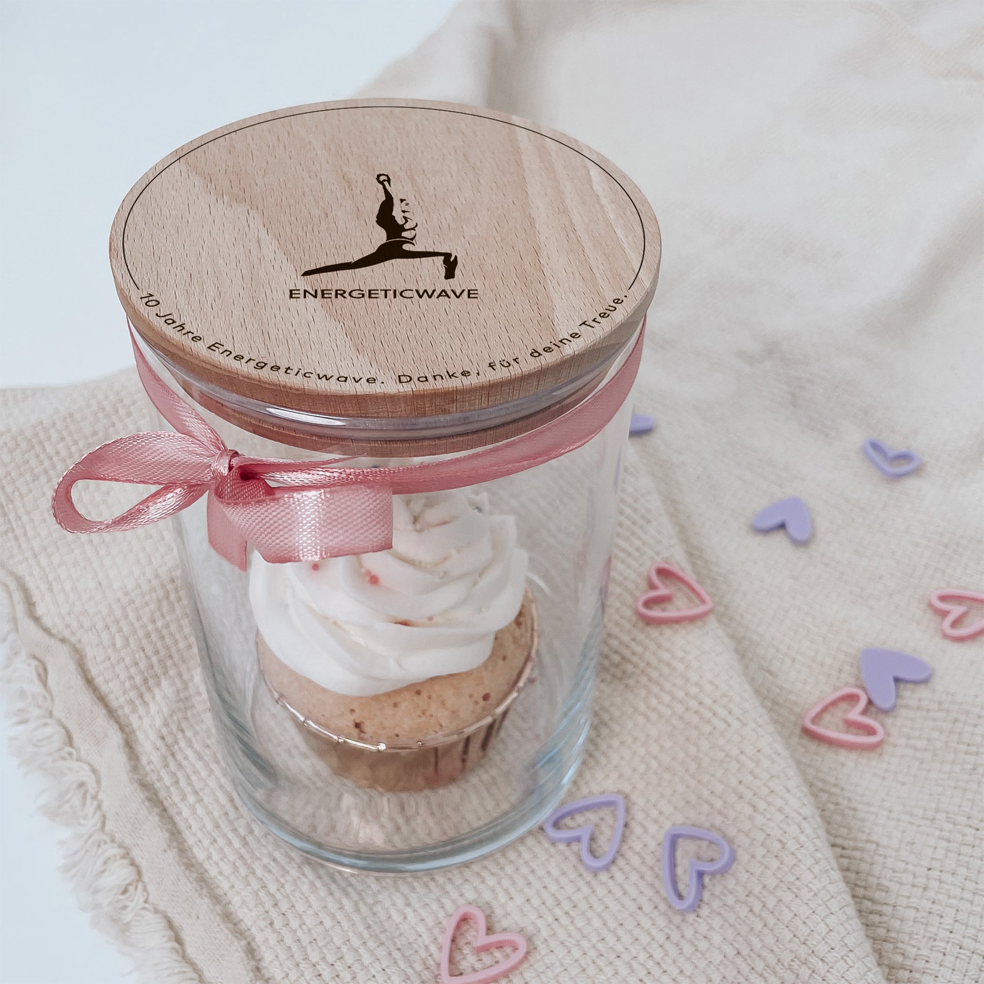 Personalisiertes Vorratsglas - Firmengeschenk