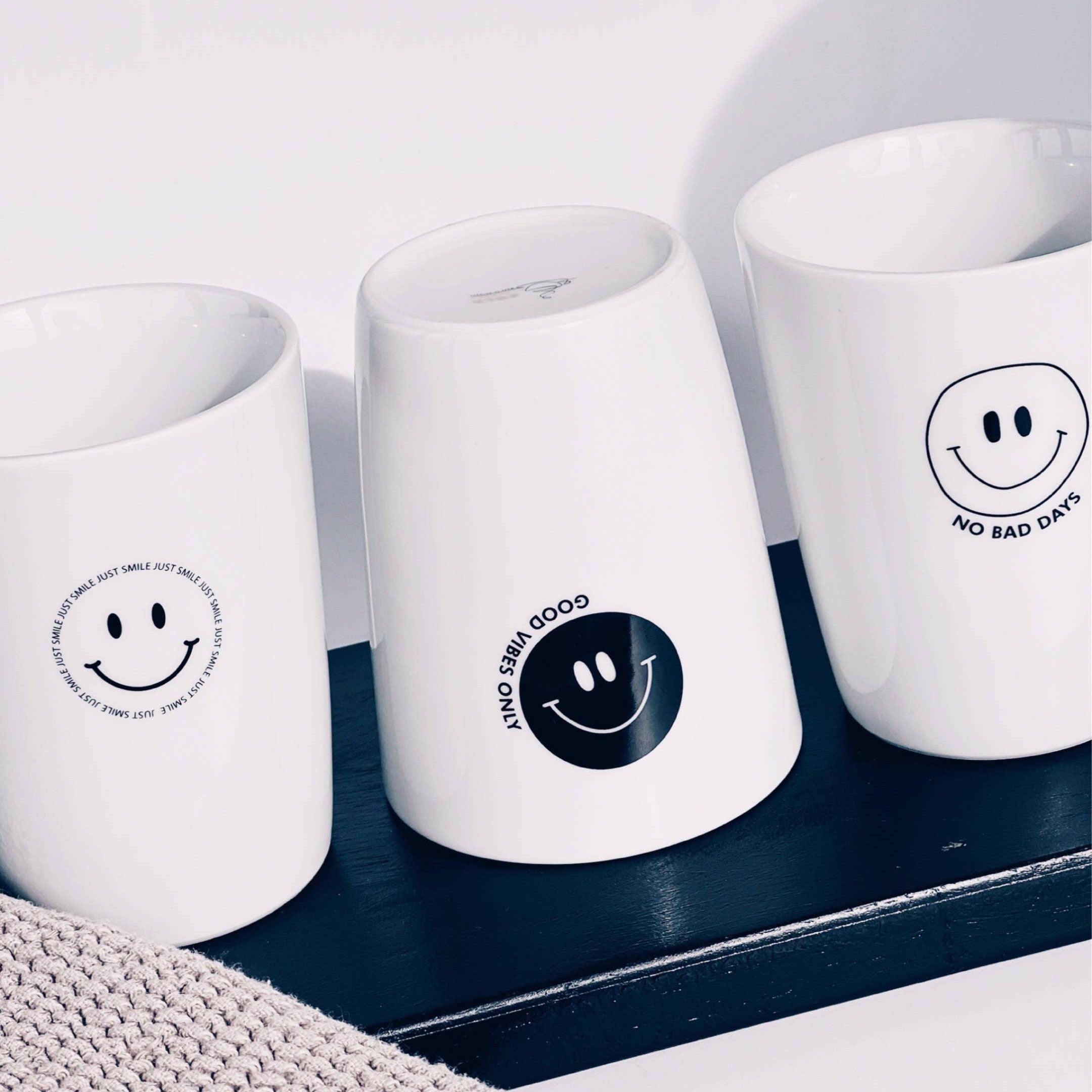 Becher Tasse Smiley | Bunt Smile Happy