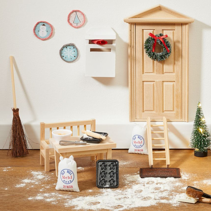 Mini Holztisch – Wichtel Zubehör aus Holz