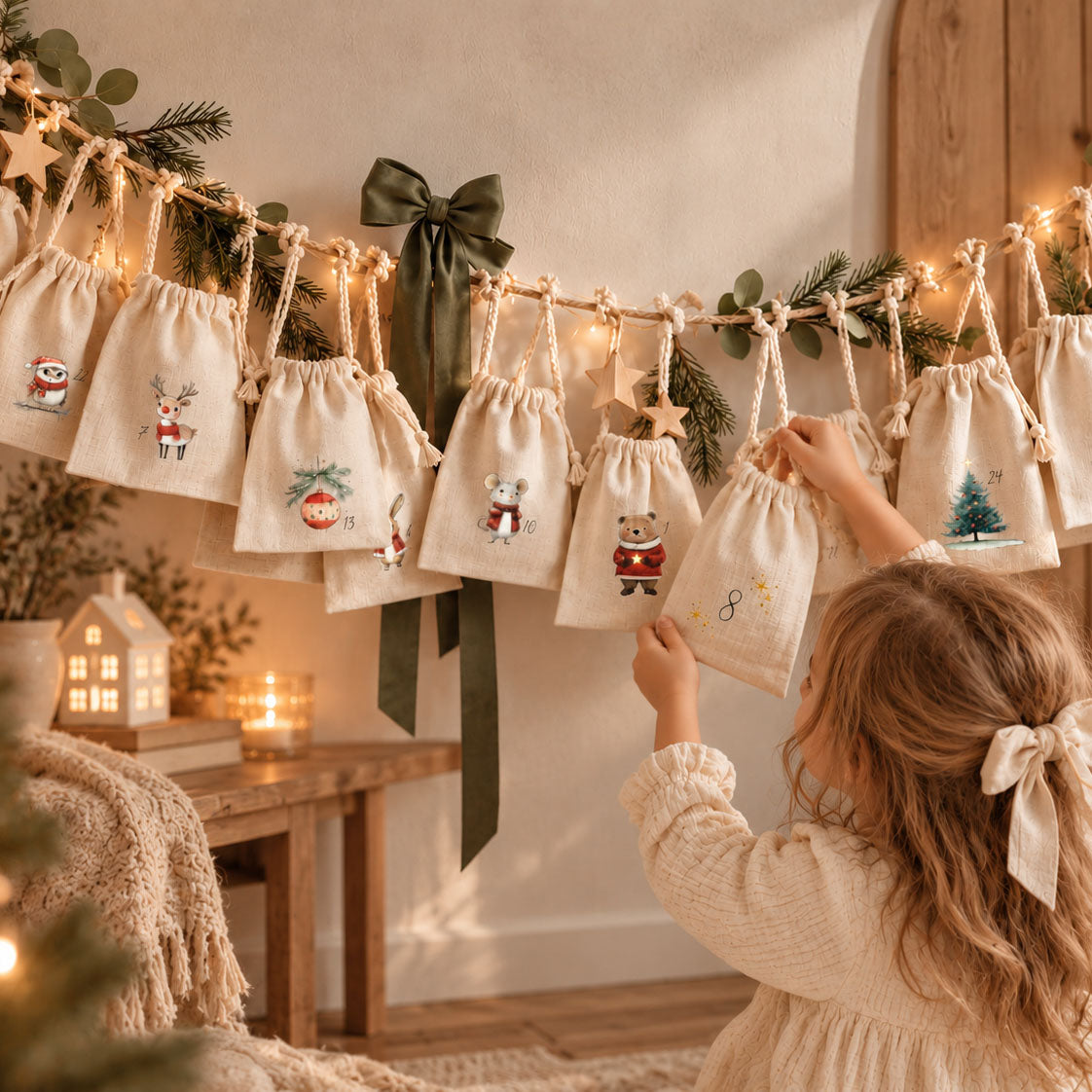 Adventskalender zum Befüllen – Bügelbilder 1–24