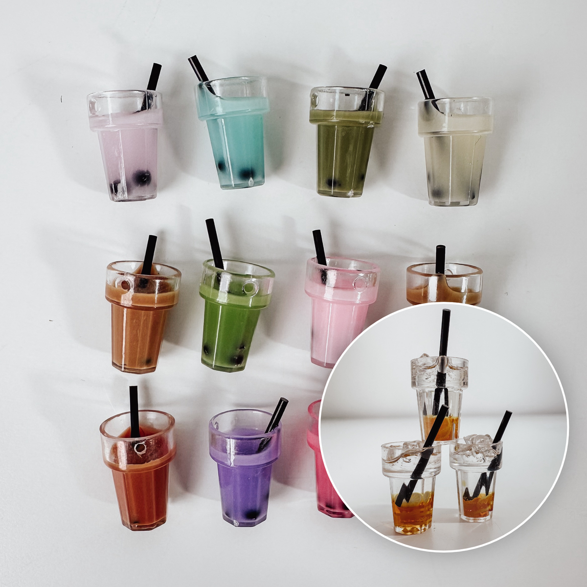 Wichtel Bubble Tea – Mini-Getränk mit Strohhalm