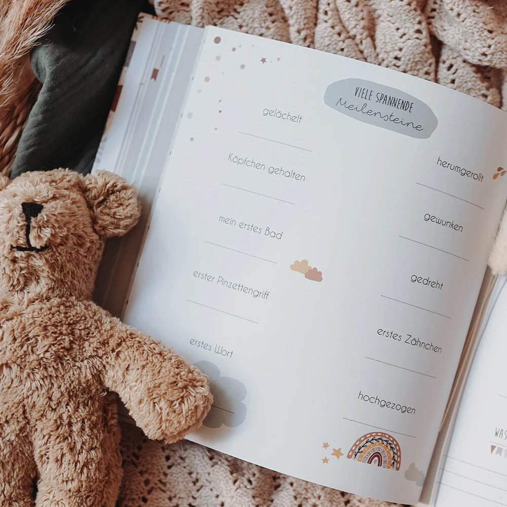 Erinnerungsbuch für dein Baby – Mein erstes Jahr 'Adventure'