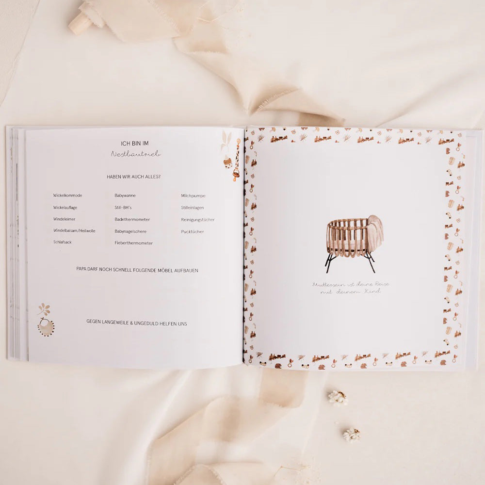 Erinnerungsbuch an meine Schwangerschaft – Meilensteine & Babybauch