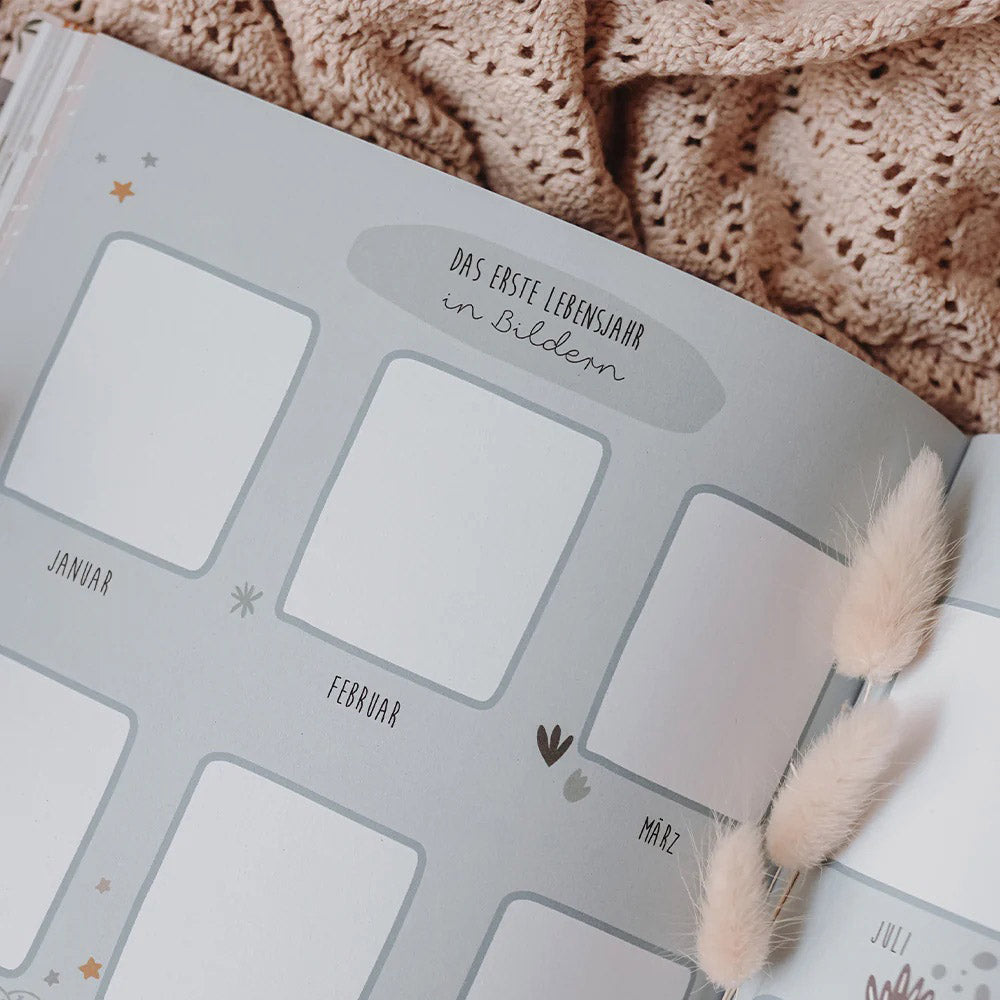 Erinnerungsbuch für dein Baby – Mein erstes Jahr 'Adventure'
