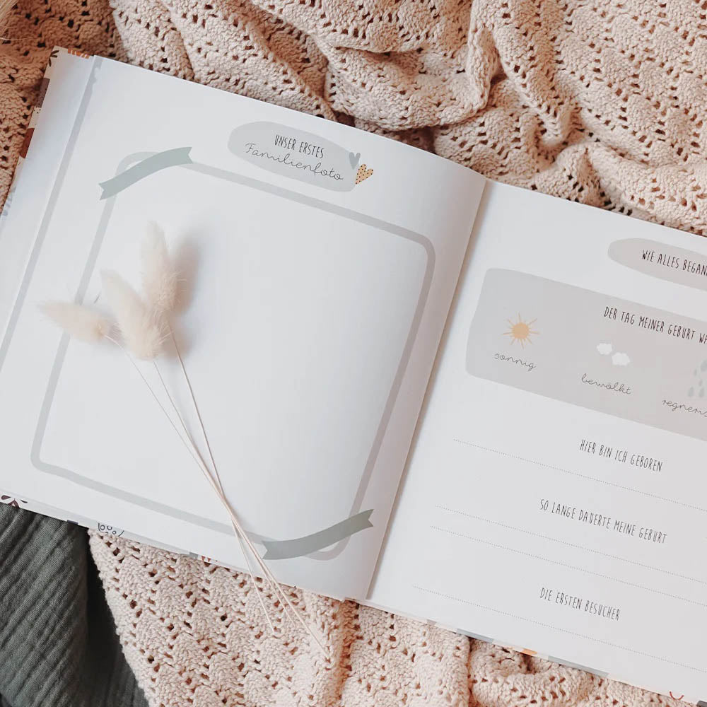Erinnerungsbuch für dein Baby – Mein erstes Jahr 'Adventure'