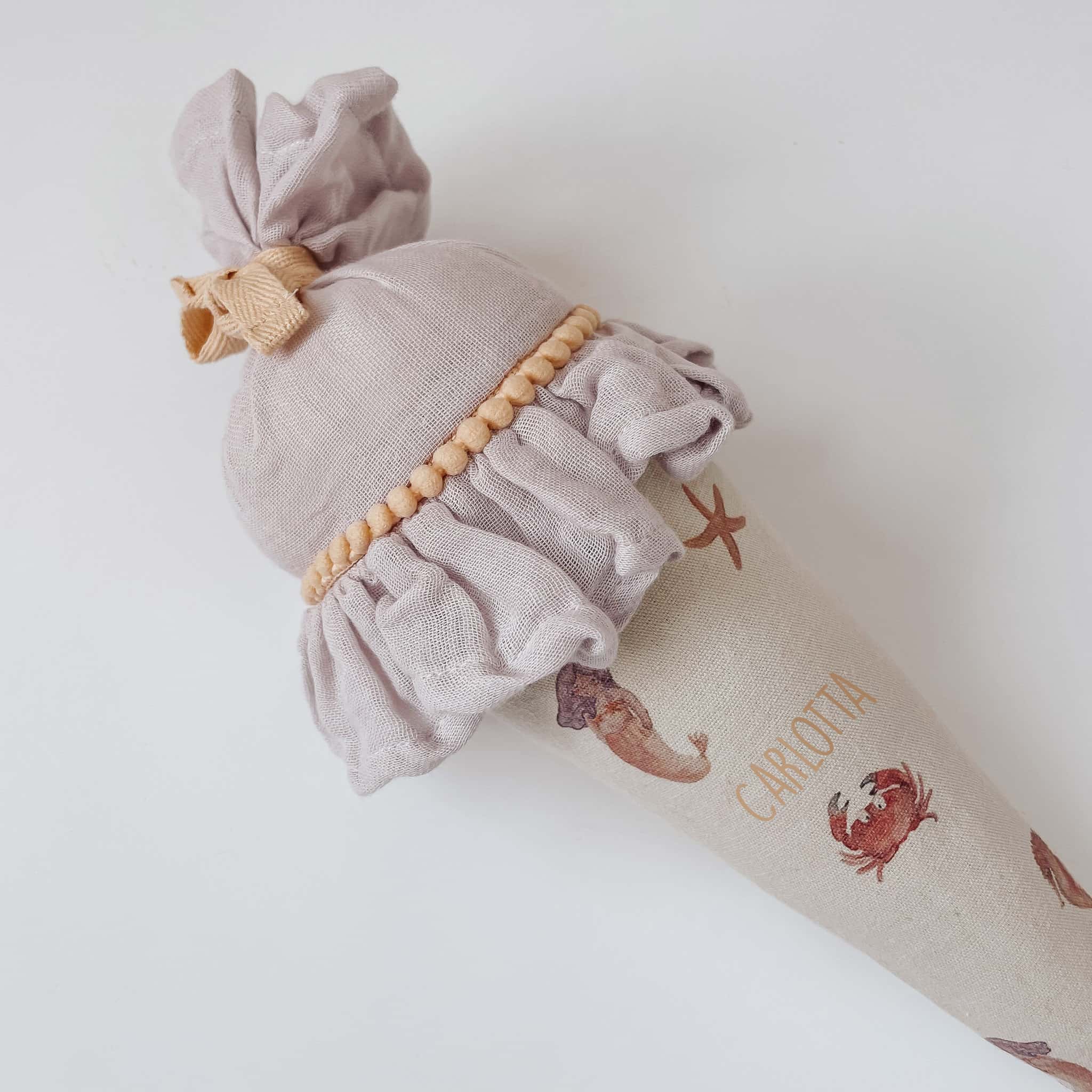 Geschwisterschultüte "Meerjungfrau", personalisierbar – Kleine Schultüte für Kitastart