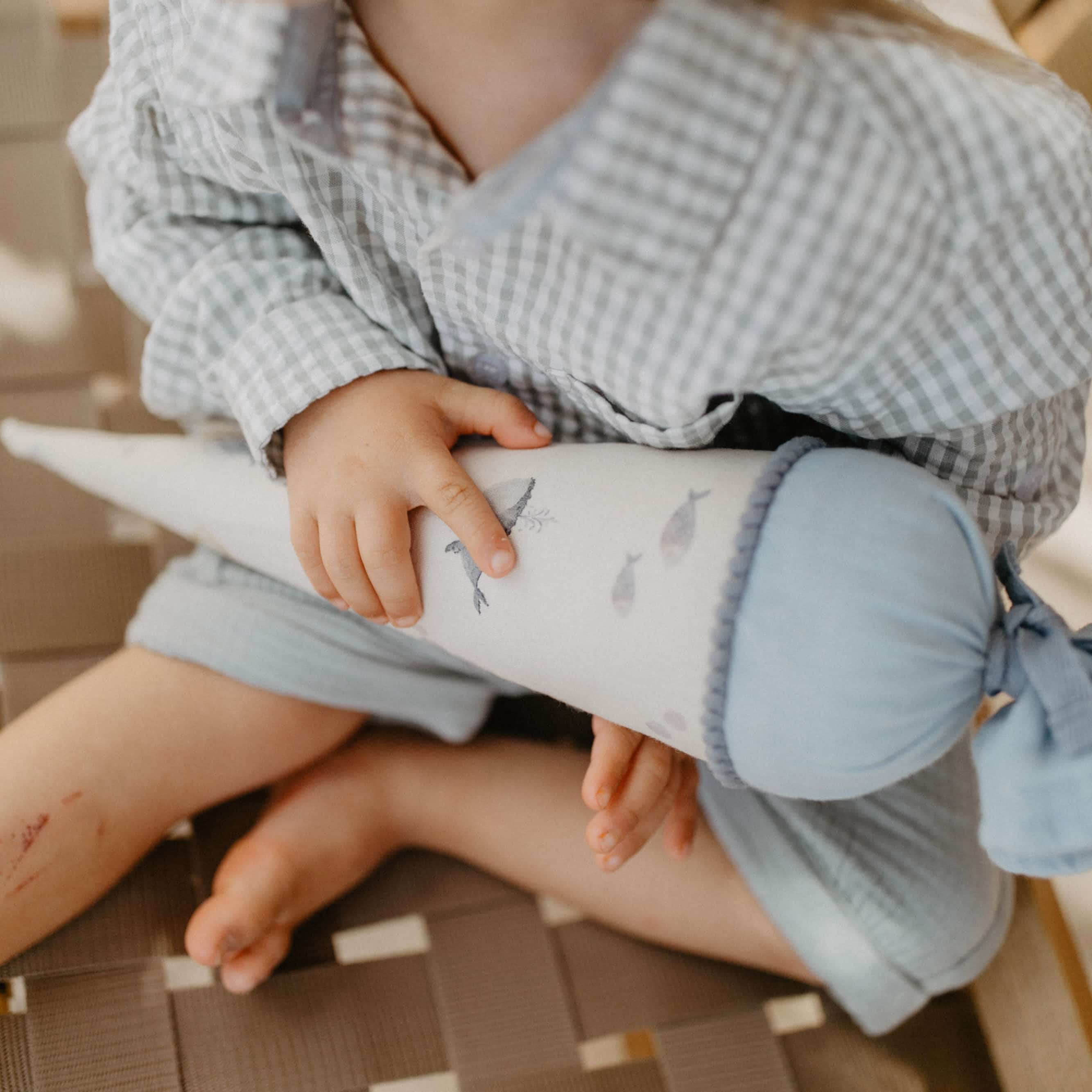 Geschwisterschultüte "Wal" – Kleine Schultüte im 3er Set