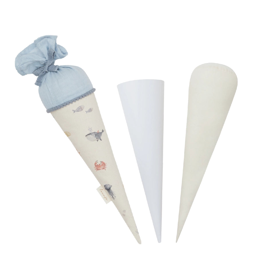 Geschwisterschultüte "Wal" – Kleine Schultüte im 3er Set