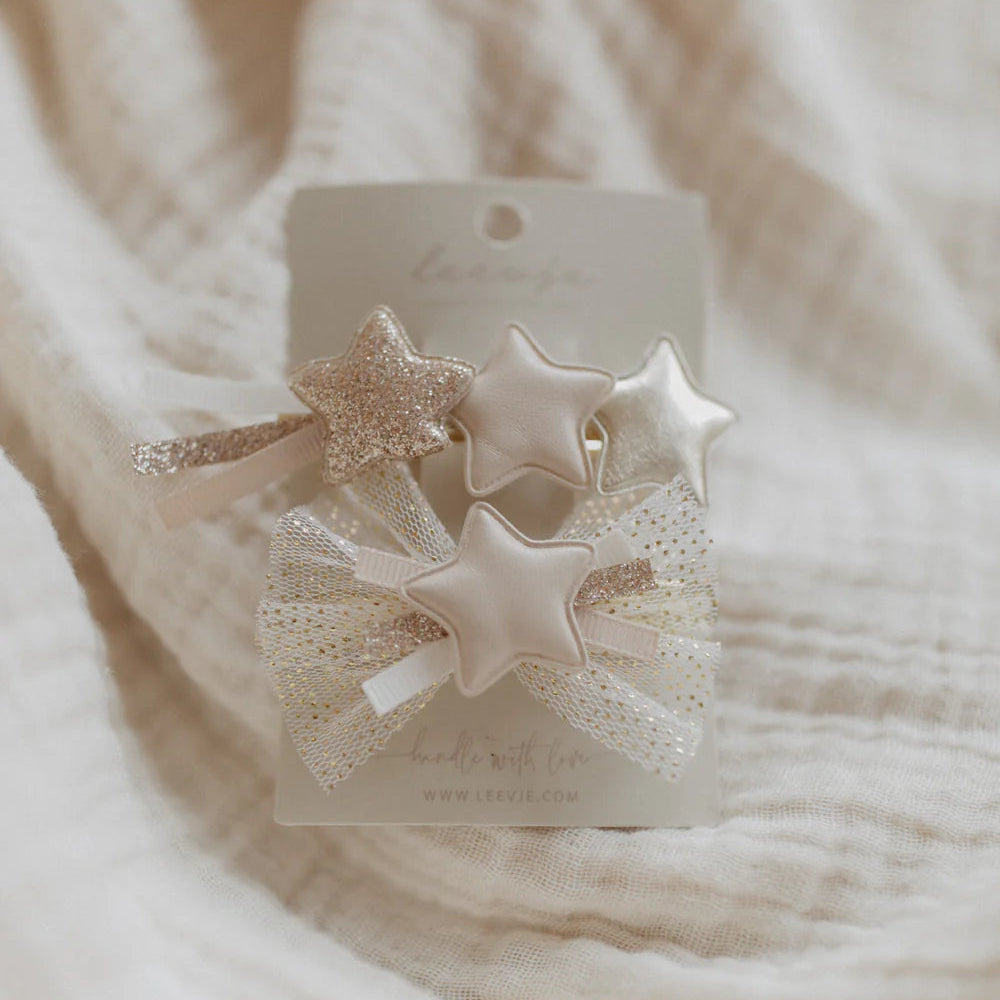 Haarspangen 'Starry Night' - Weihnachts-Set als Haarschmuck