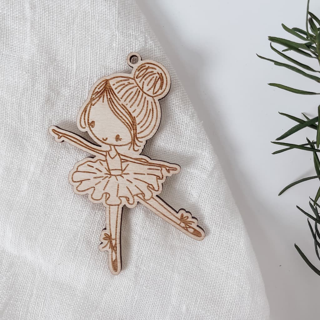 Anhänger Set aus Holz – Nussknacker Ballett