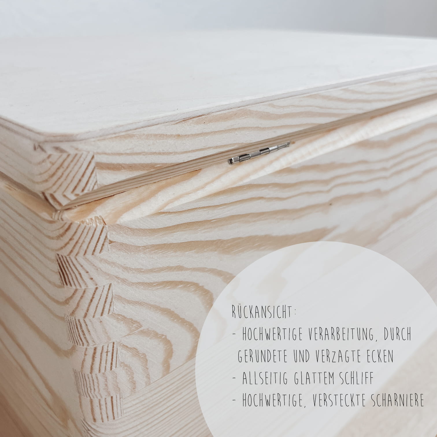Erinnerungskiste Holz personalisiert - Sonne "memories"