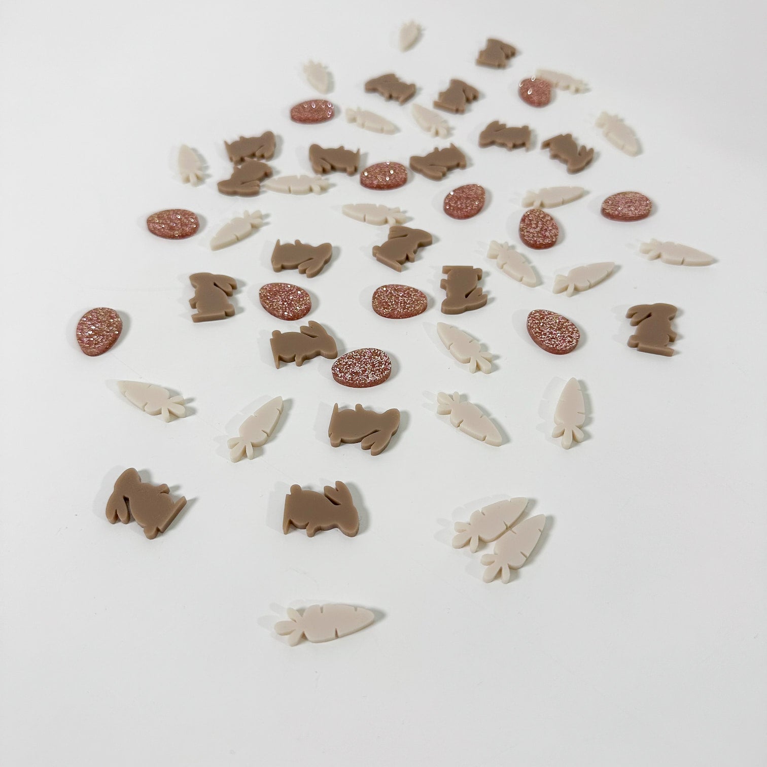 Nachhaltiges Konfetti aus Acryl - Ostern Boho Mix