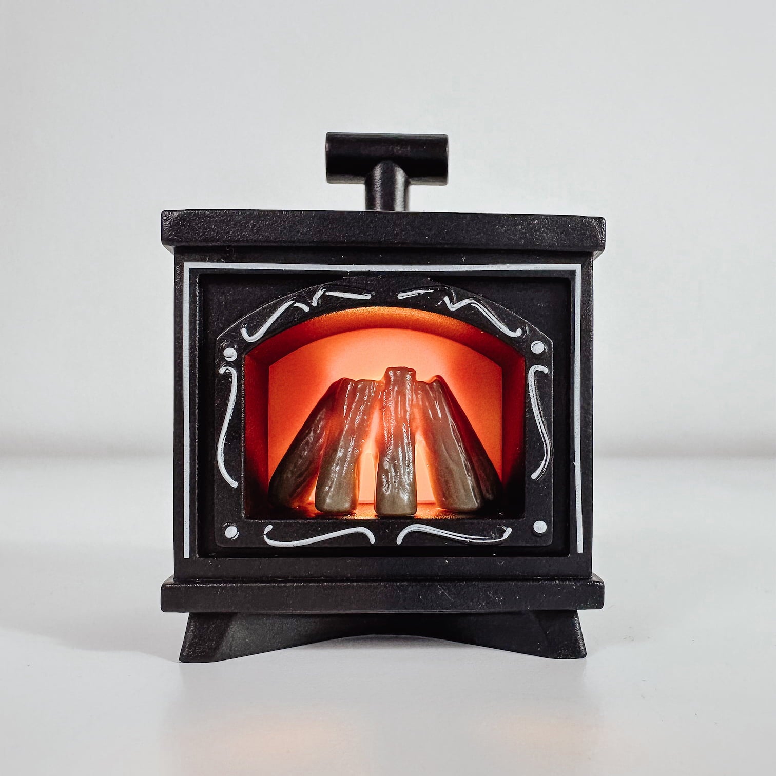 Mini LED-Kamin – Batteriebetriebene Wichtel-Deko mit Flammeneffekt