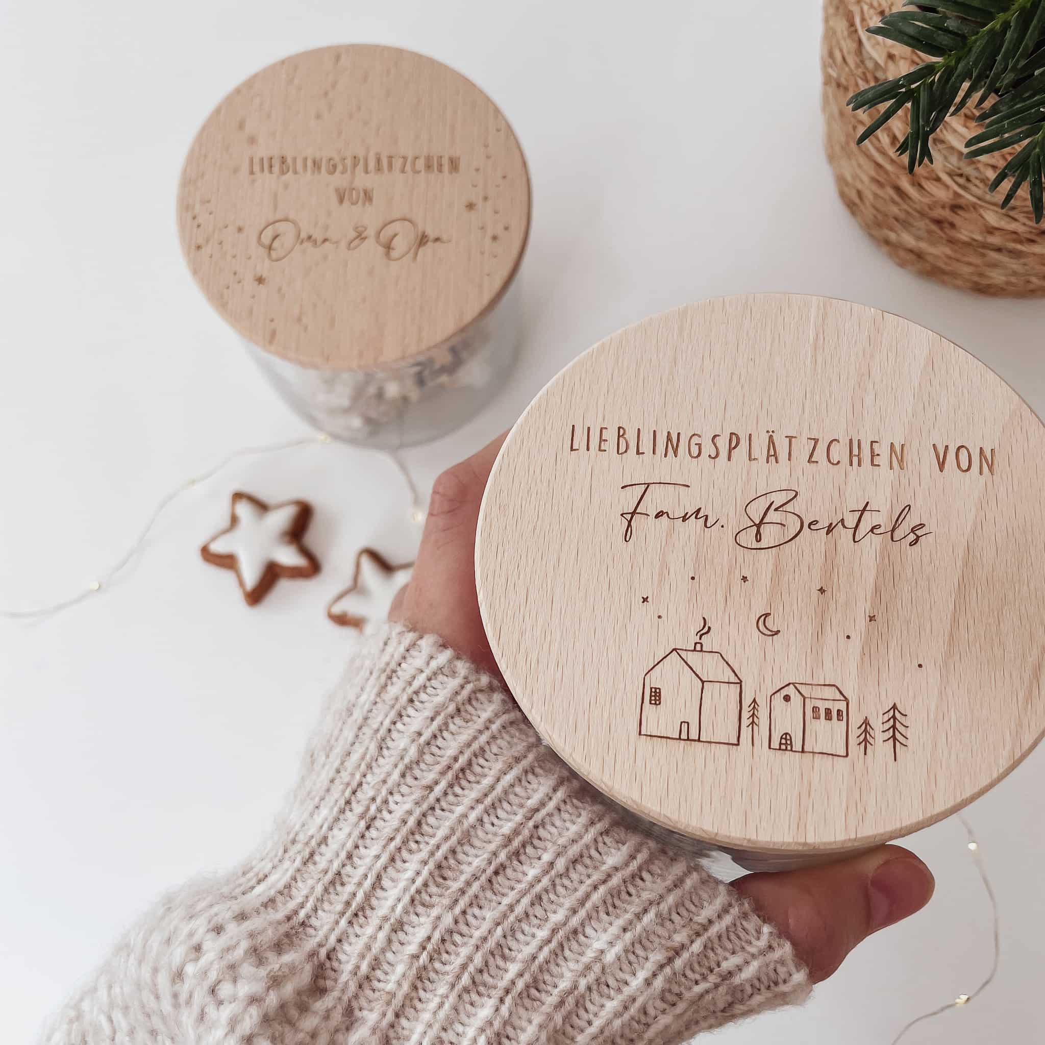 Personalisiertes Vorratsglas - Lieblingsplätzchen von