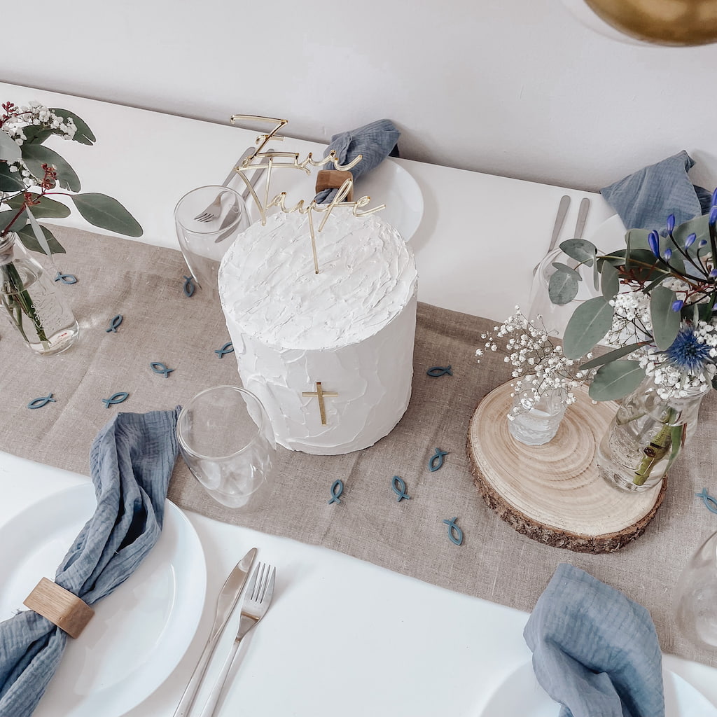 Konfetti Fische Acryl – Wiederverwendbare Deko