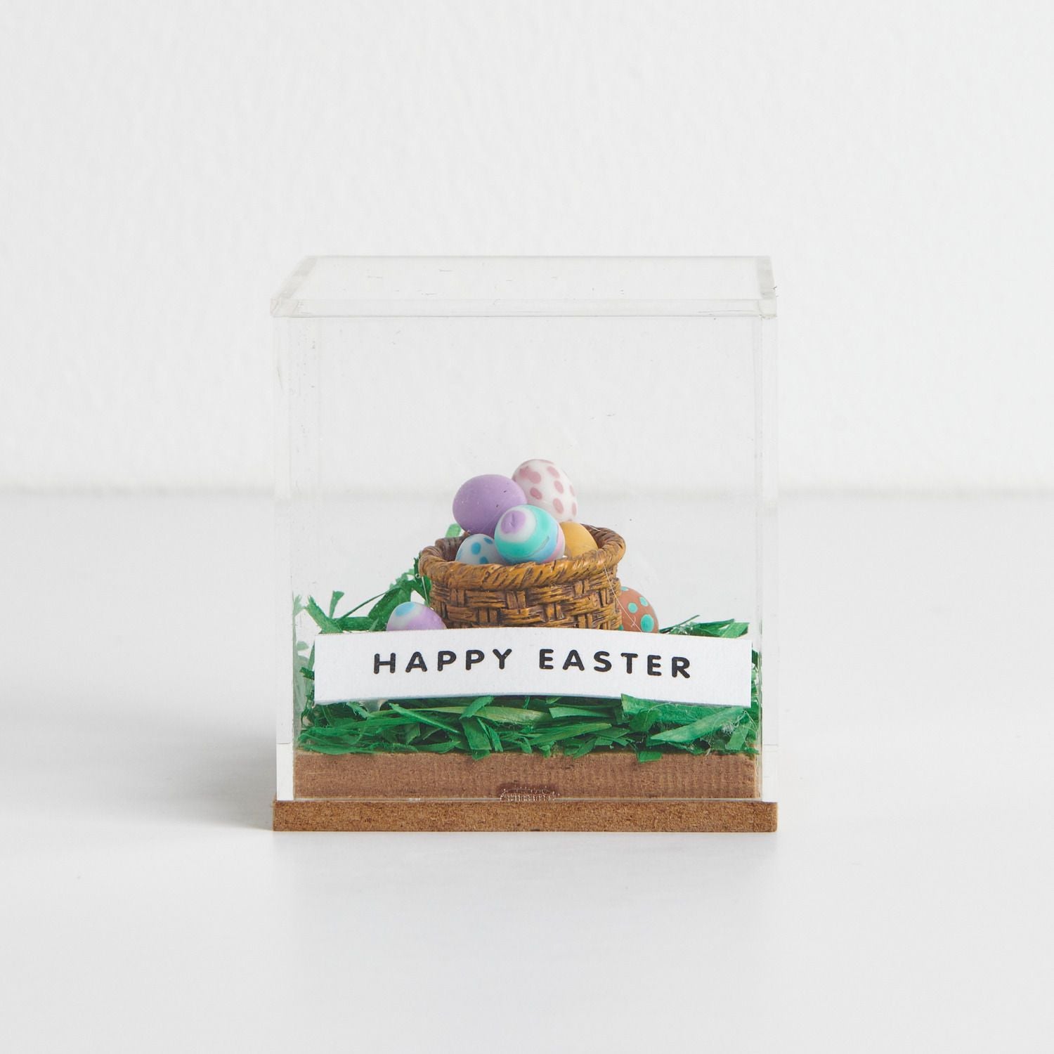 Miniatur Eierkorb mit 8 Eiern – Wichtel Zubehör & Miniatur Deko