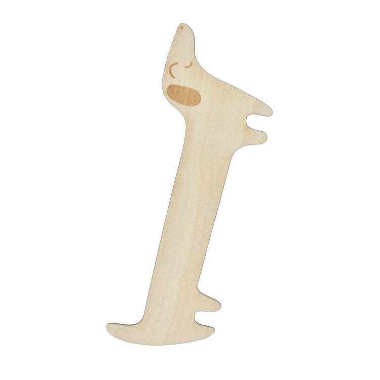 Lesezeichen aus Holz – Dackel