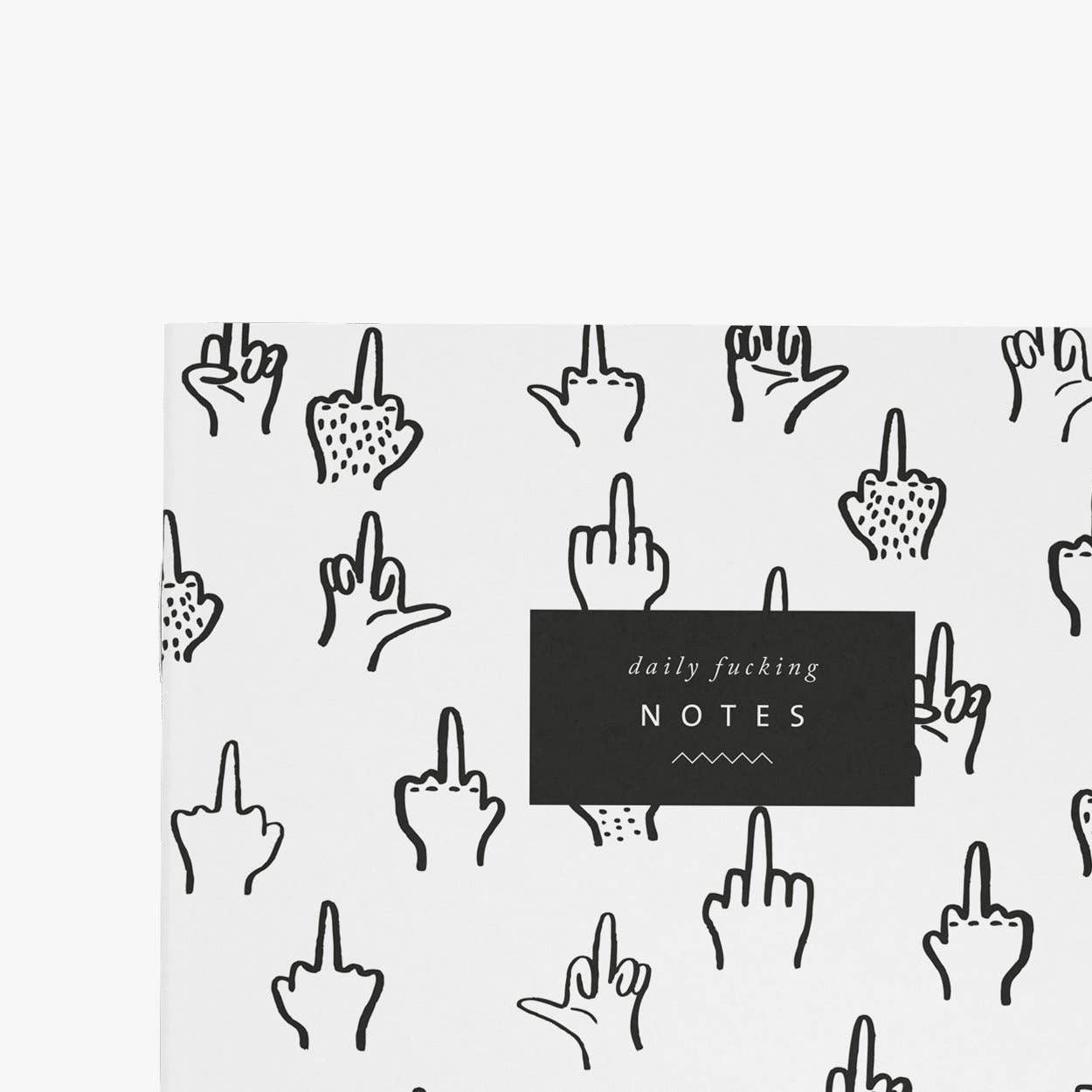 Aussagekräftiges Notizheft – F*&k You