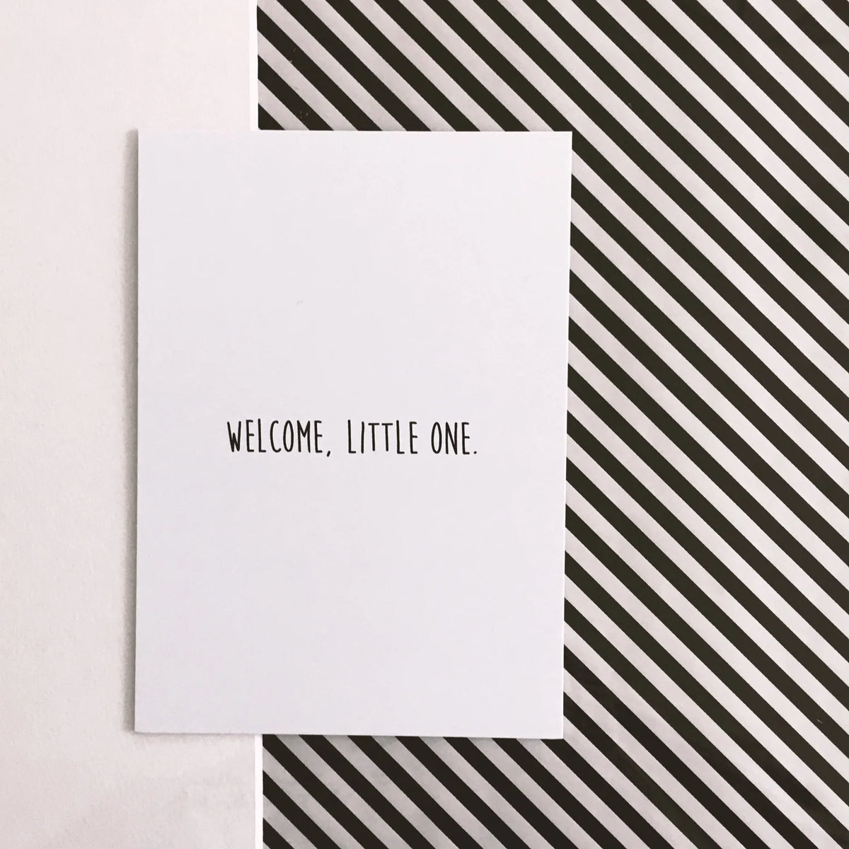 Postkarte - Welcome little one - lyllevenn