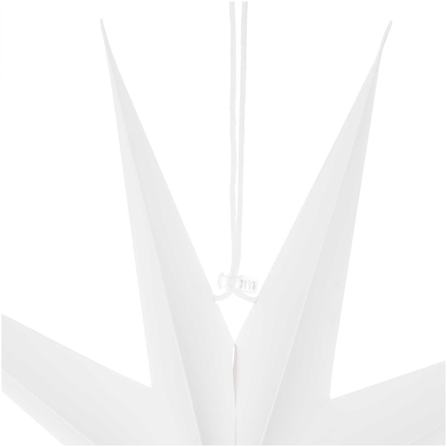 Papierstern auffaltbar – Weiß