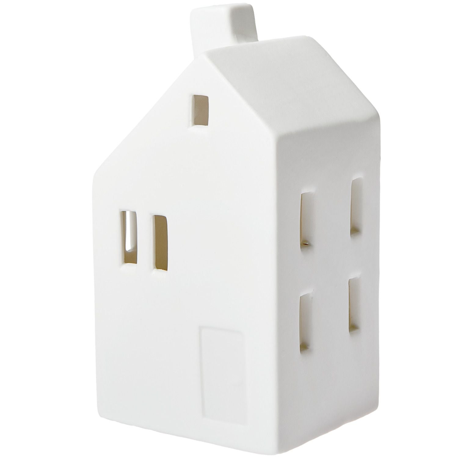 Porzellanhaus LED mit Schrägdach