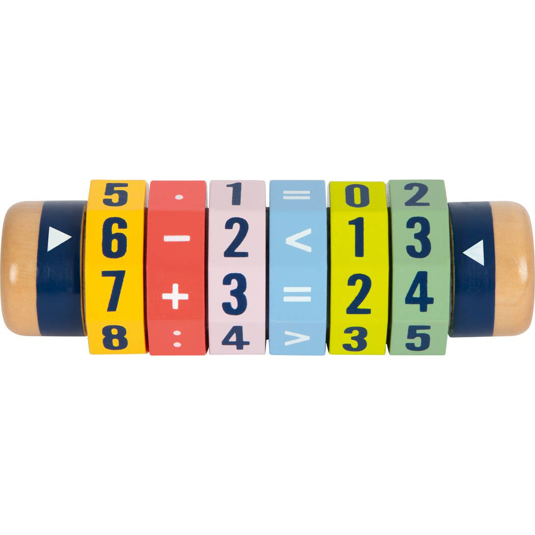 Rechenrolle Kleines 1 mal 1, Lernspielzeug aus Holz