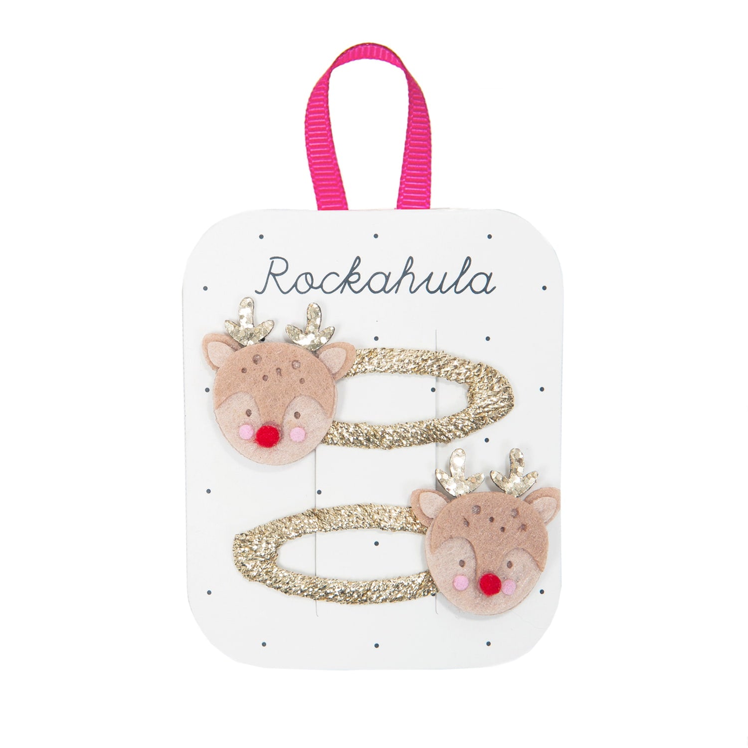 Rockahula - Haarspangen Glitzer Rehkitz