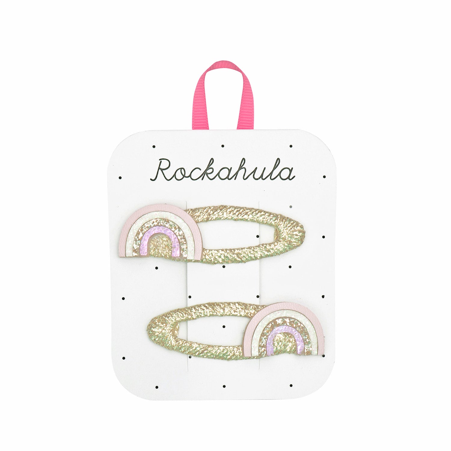 Rockahula - Haarspangen Regenbogen Glitzer