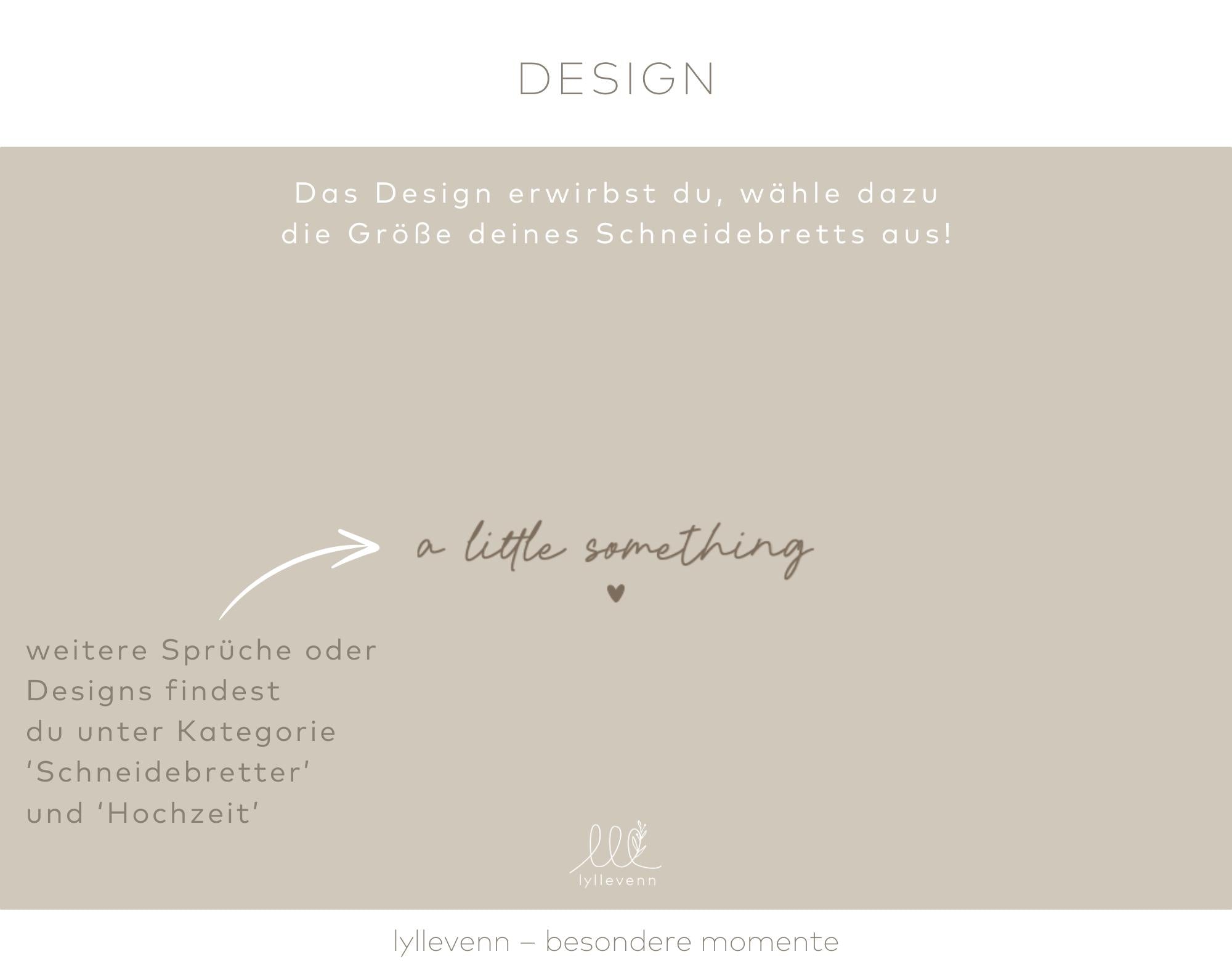 Schneidebrett Bambus – little something