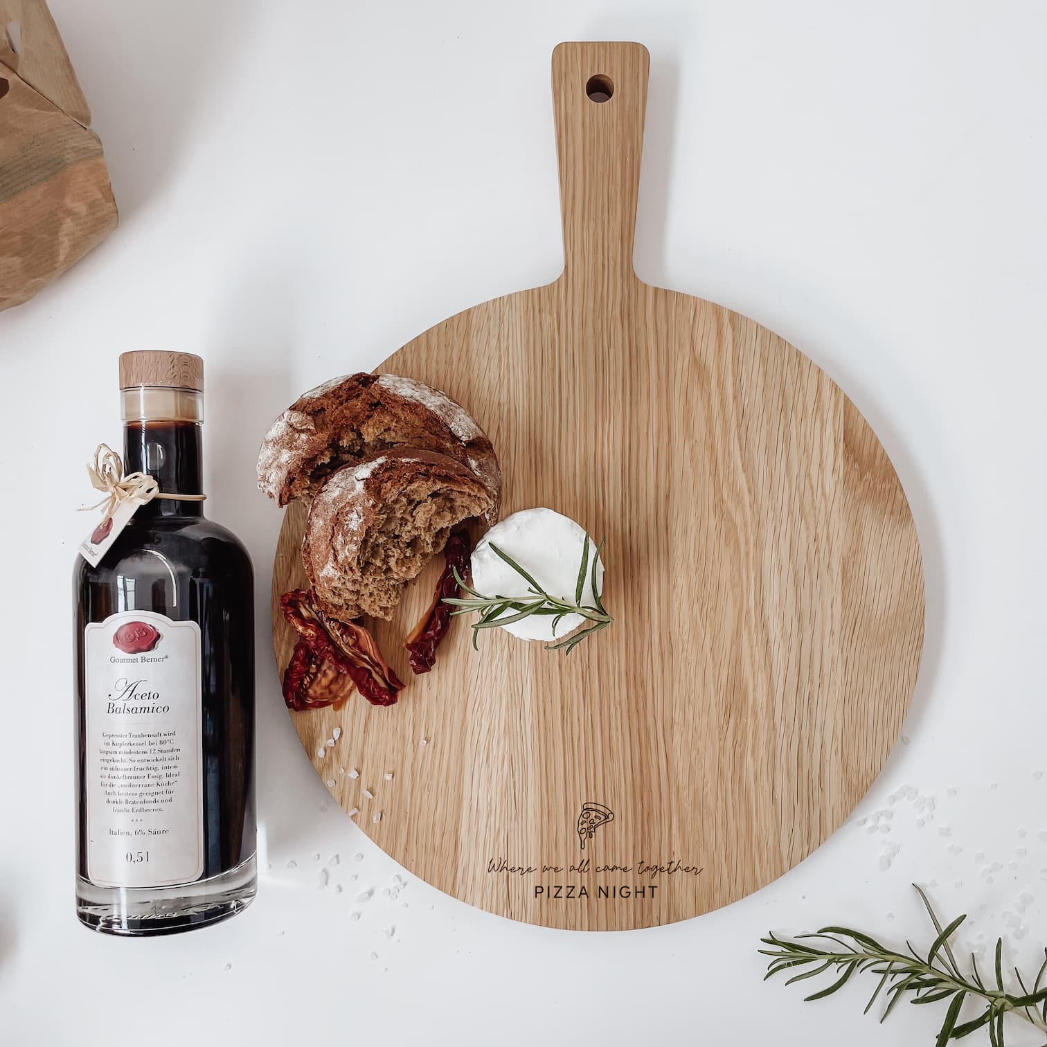 Rundes Schneidebrett Eiche – feste Designs