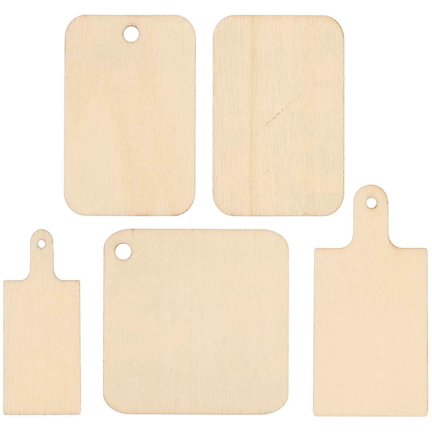 Miniatur Schneidebrett-Set aus Holz – Wichtel Zubehör für die Wichtelwelt