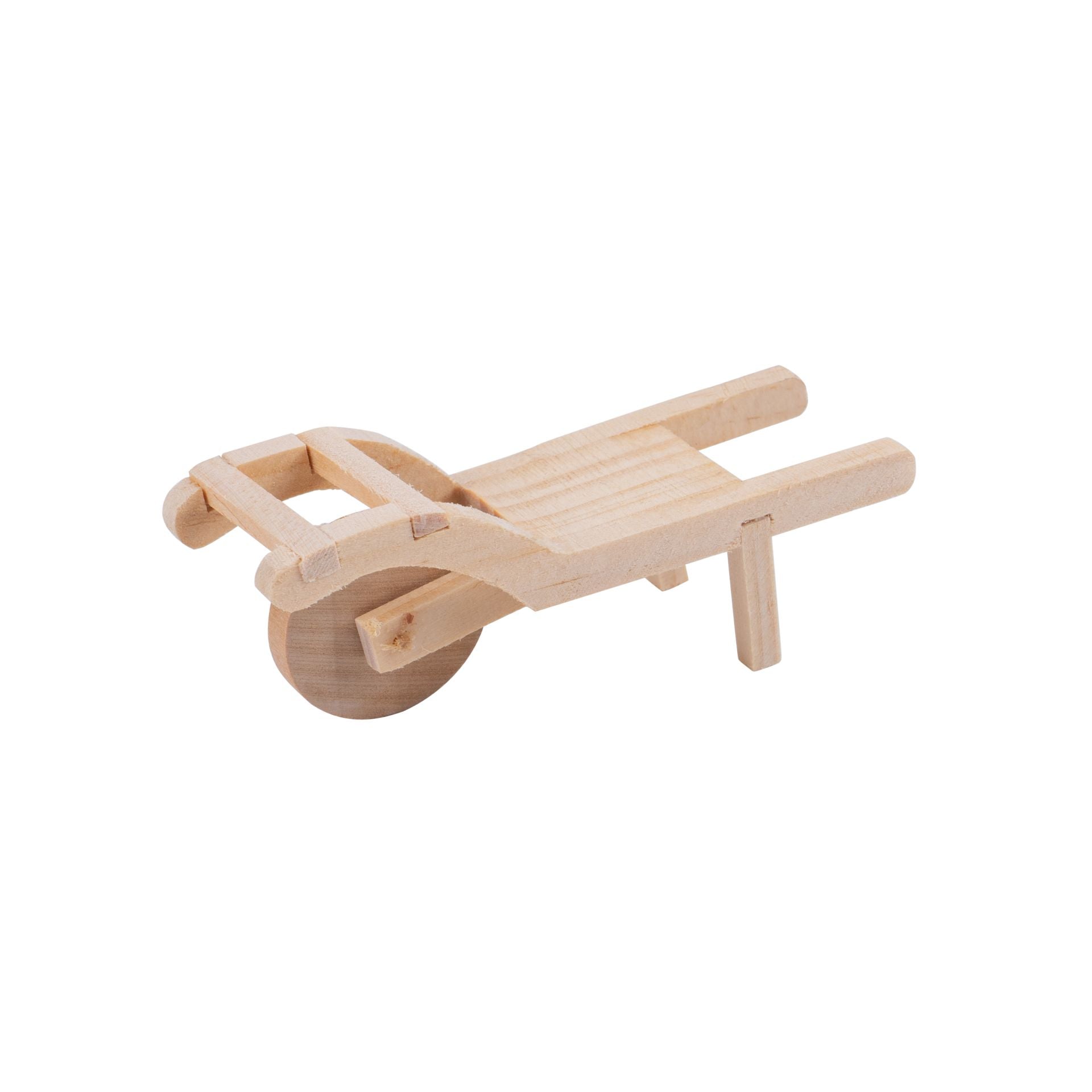 Mini Schubkarre aus Holz – Zubehör für deine Wichtelwelt