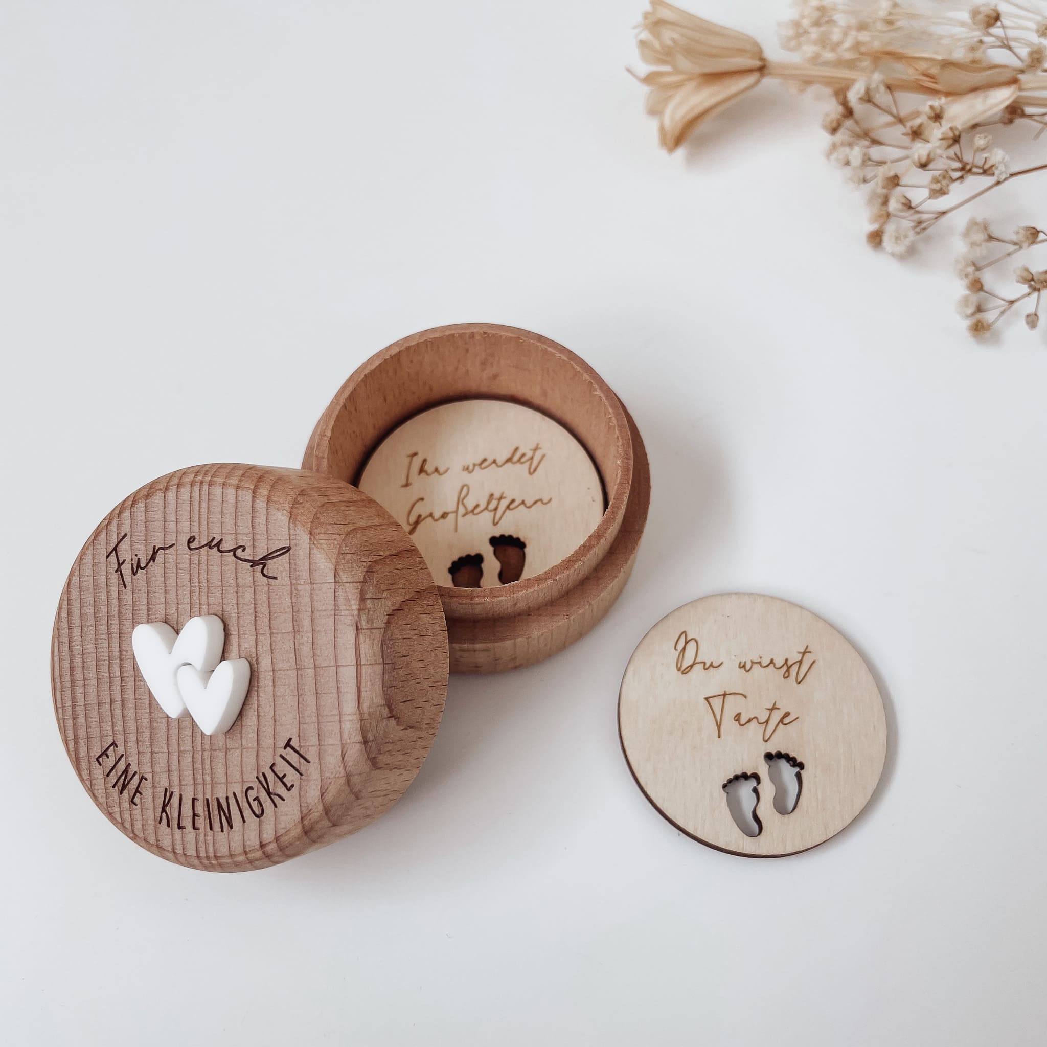 Schwangerschaft verkünden Box – personalisiert