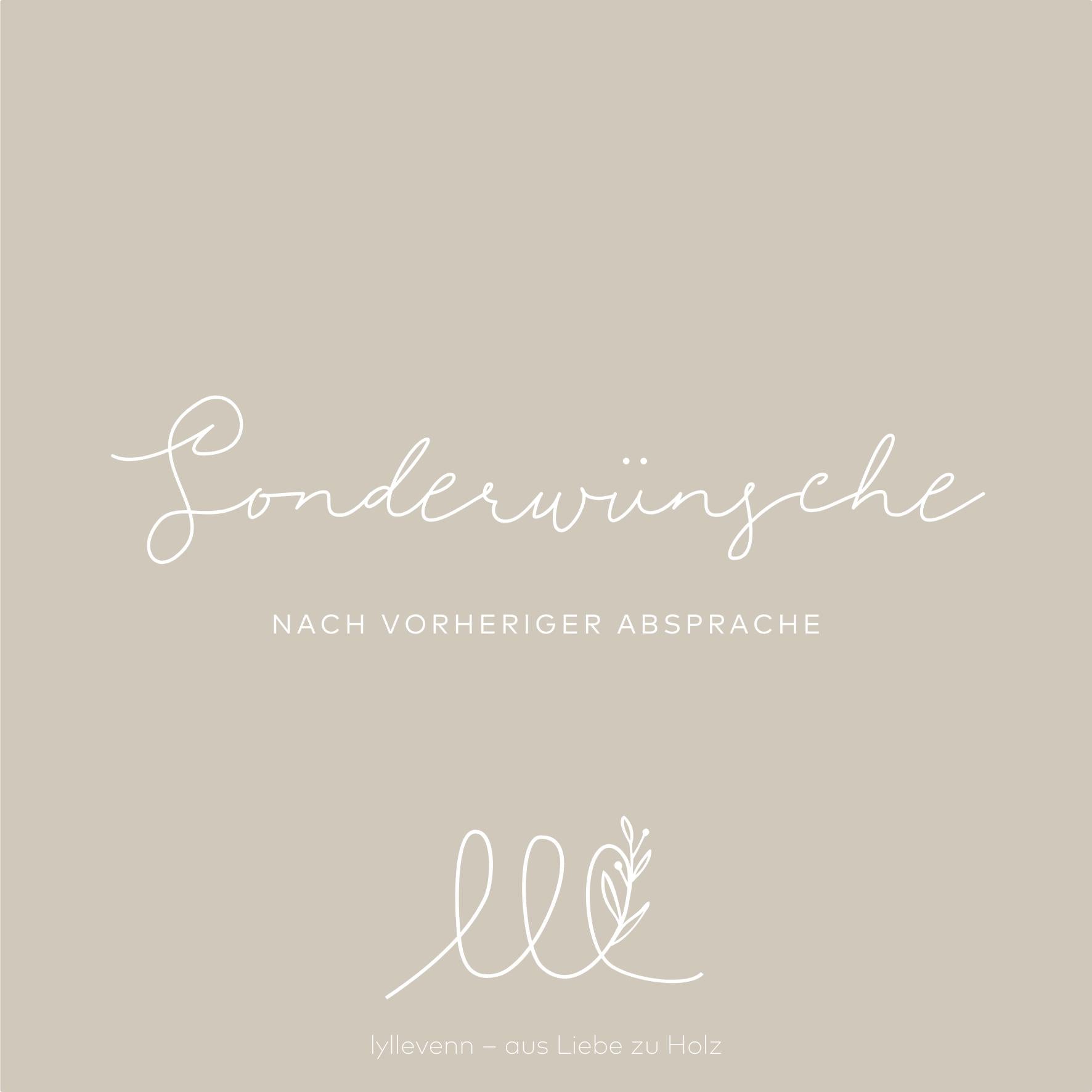 Sonderwünsche zu deiner Bestellung