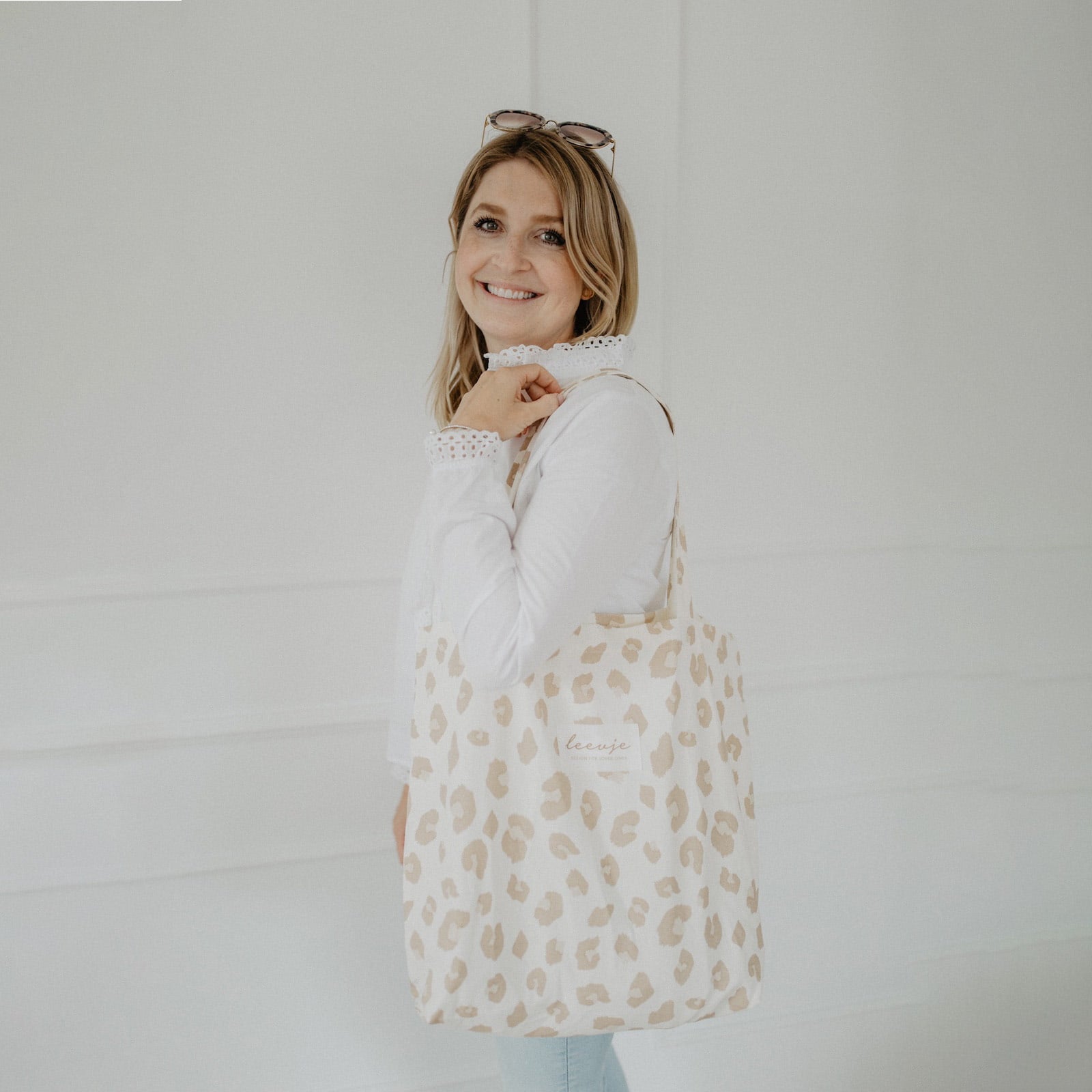 Jutebeutel Leoparden – Stoffbeutel Shopper aus Baumwolle, nachhaltig & stylisch