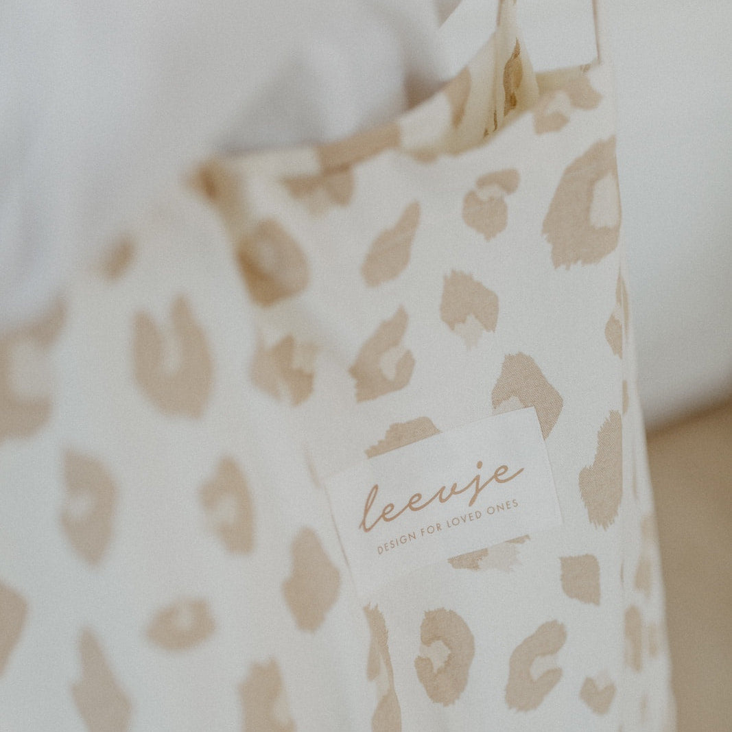 Jutebeutel Leoparden – Stoffbeutel Shopper aus Baumwolle, nachhaltig & stylisch