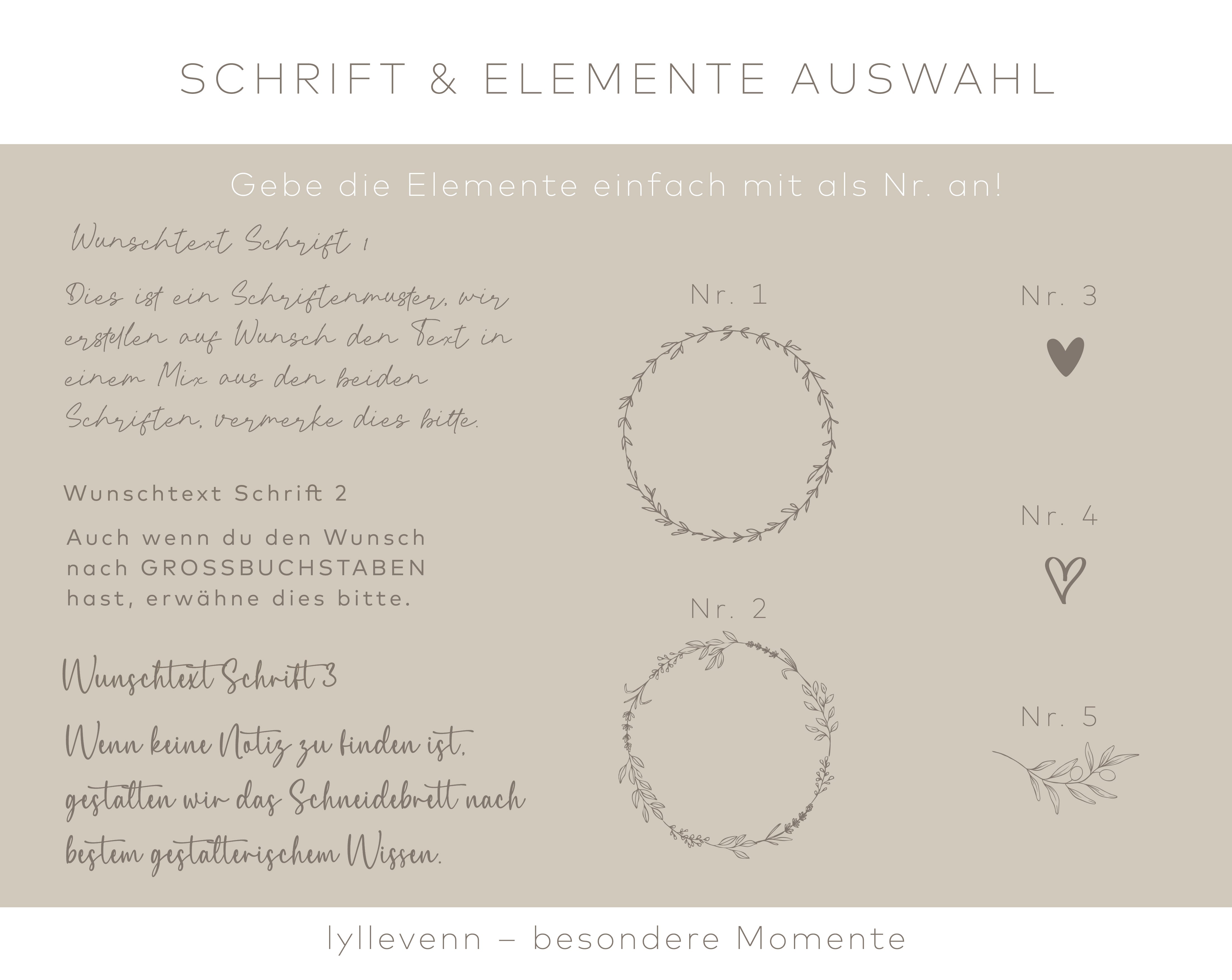 Personalisiertes Schneidebrett Bambus/Eiche - nach deinen Wünschen