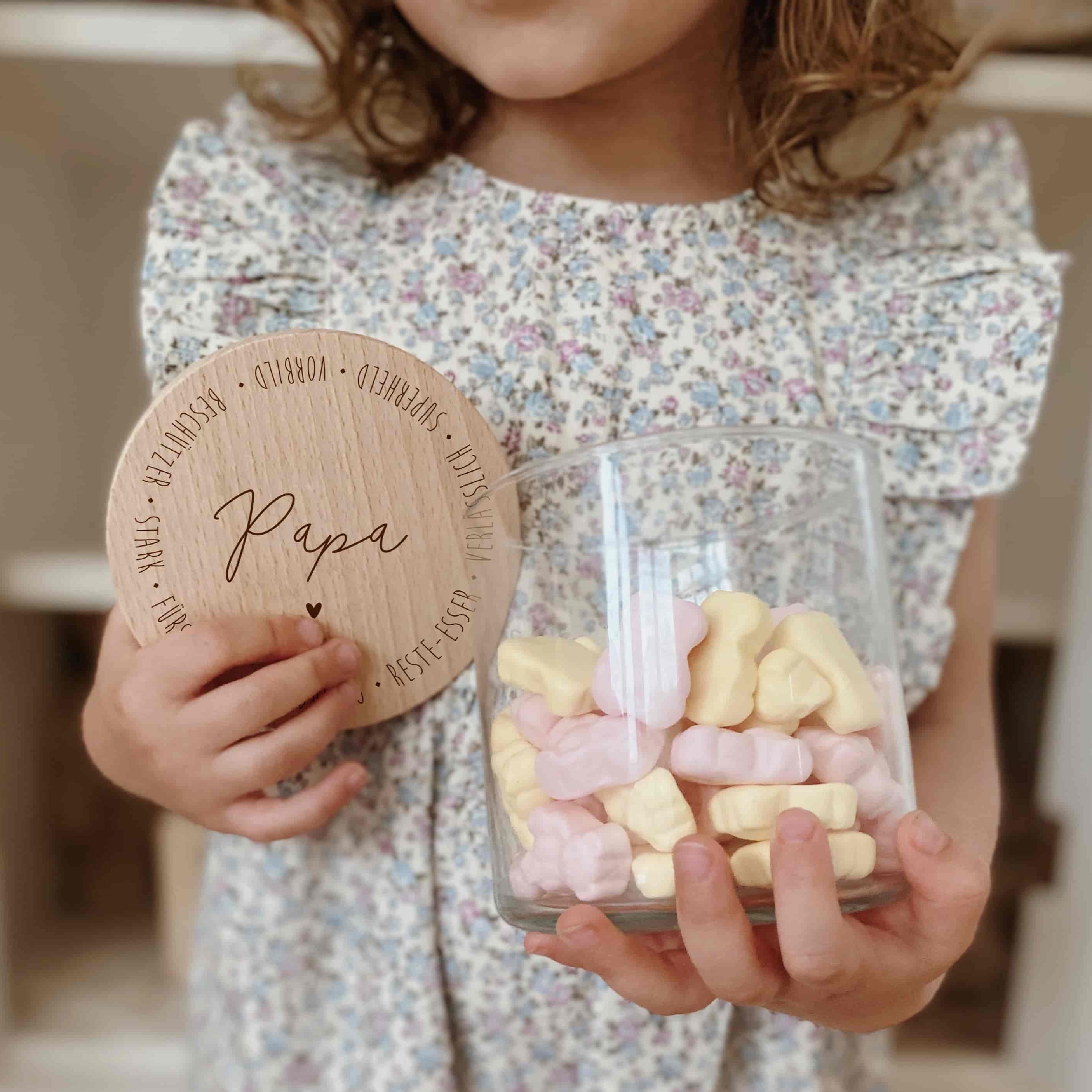 Personalisiertes Vorratsglas – Definition Papa