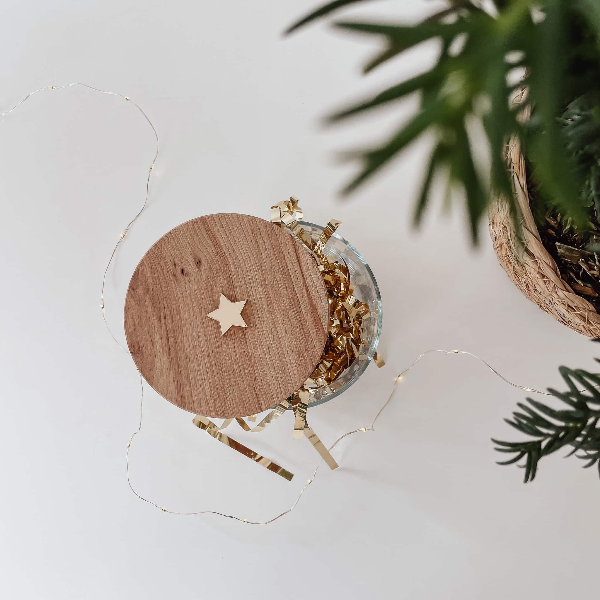 Personalisiertes Vorratsglas – mit 3D Stern