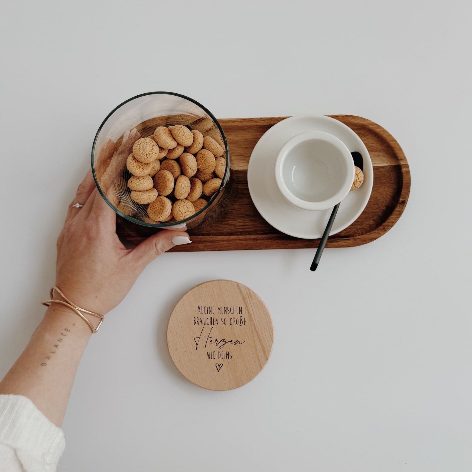 Personalisiertes Vorratsglas - Herzen wie deins