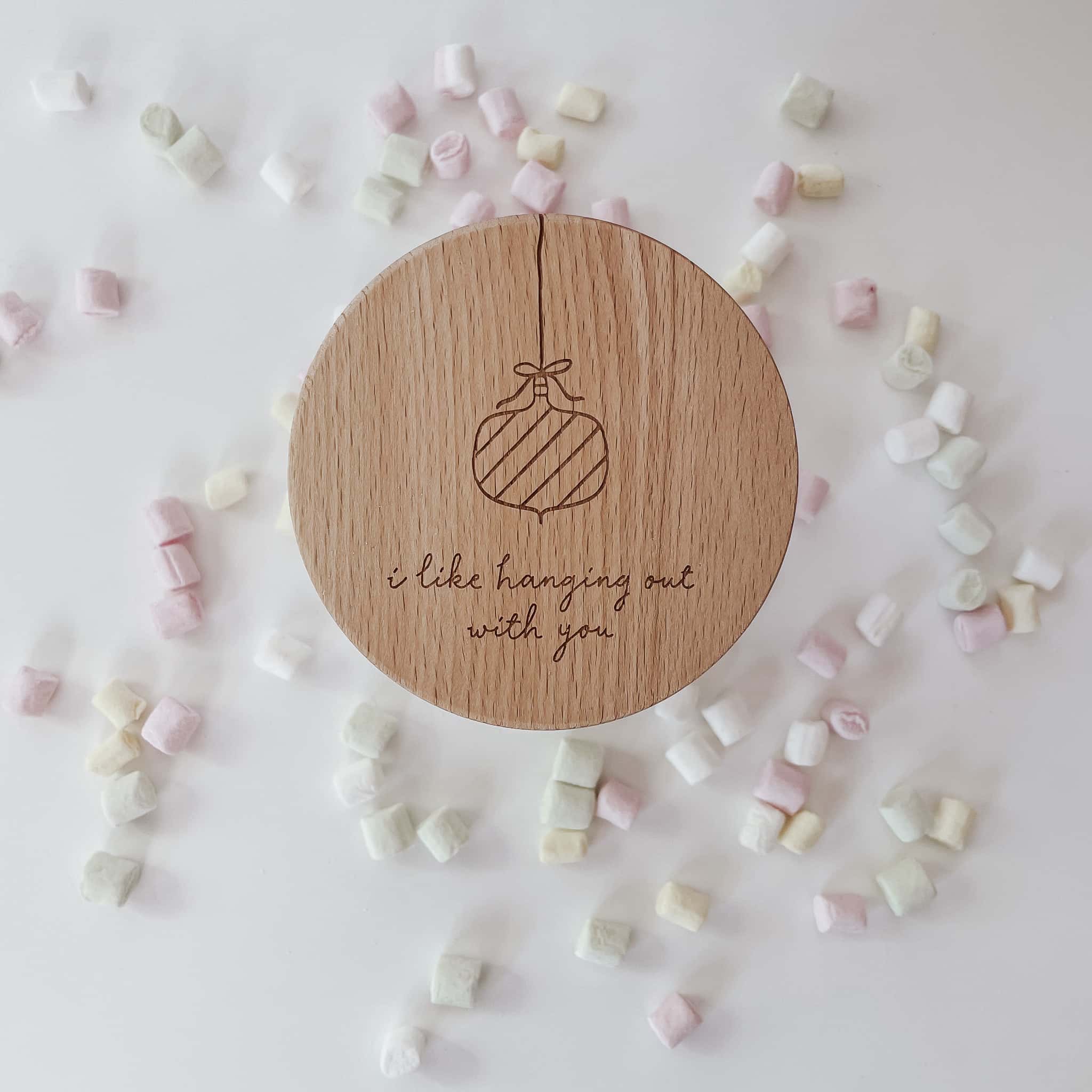 Personalisiertes Vorratsglas – hanging out